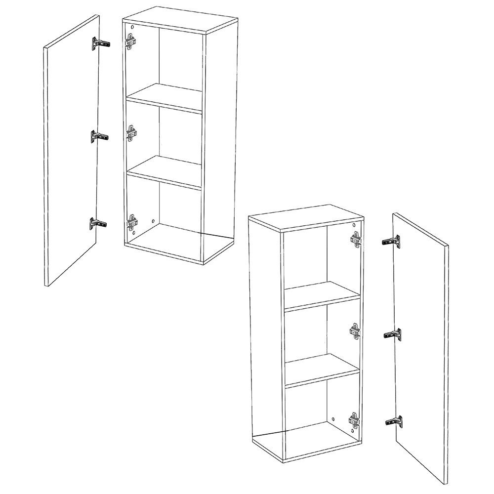 CAIRNS-132, grifflos Lomadox Eiche in (6-St., Modern, Nb., Wohnwand 6-tlg),