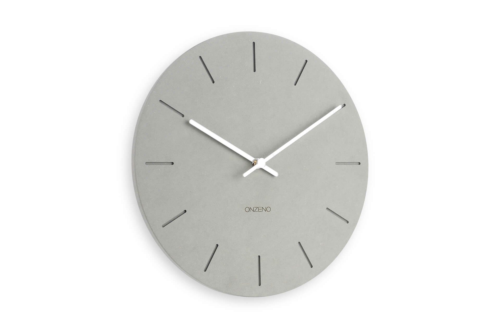 ONZENO Design-Uhr) cm THE 28x28x0.9 (handgefertigte URBAN. Wanduhr