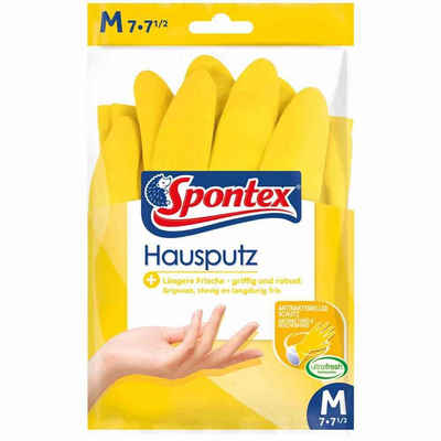 SPONTEX Gartenhandschuhe Handschuh Hausputz Gr. 7 - 7,5