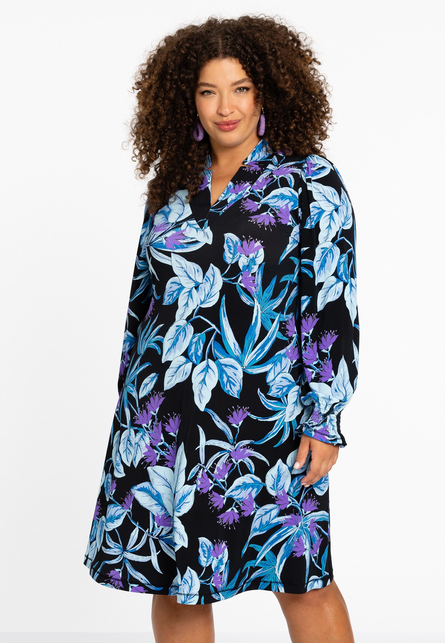 A-Linien-Kleid Damen Kleid Große Größen