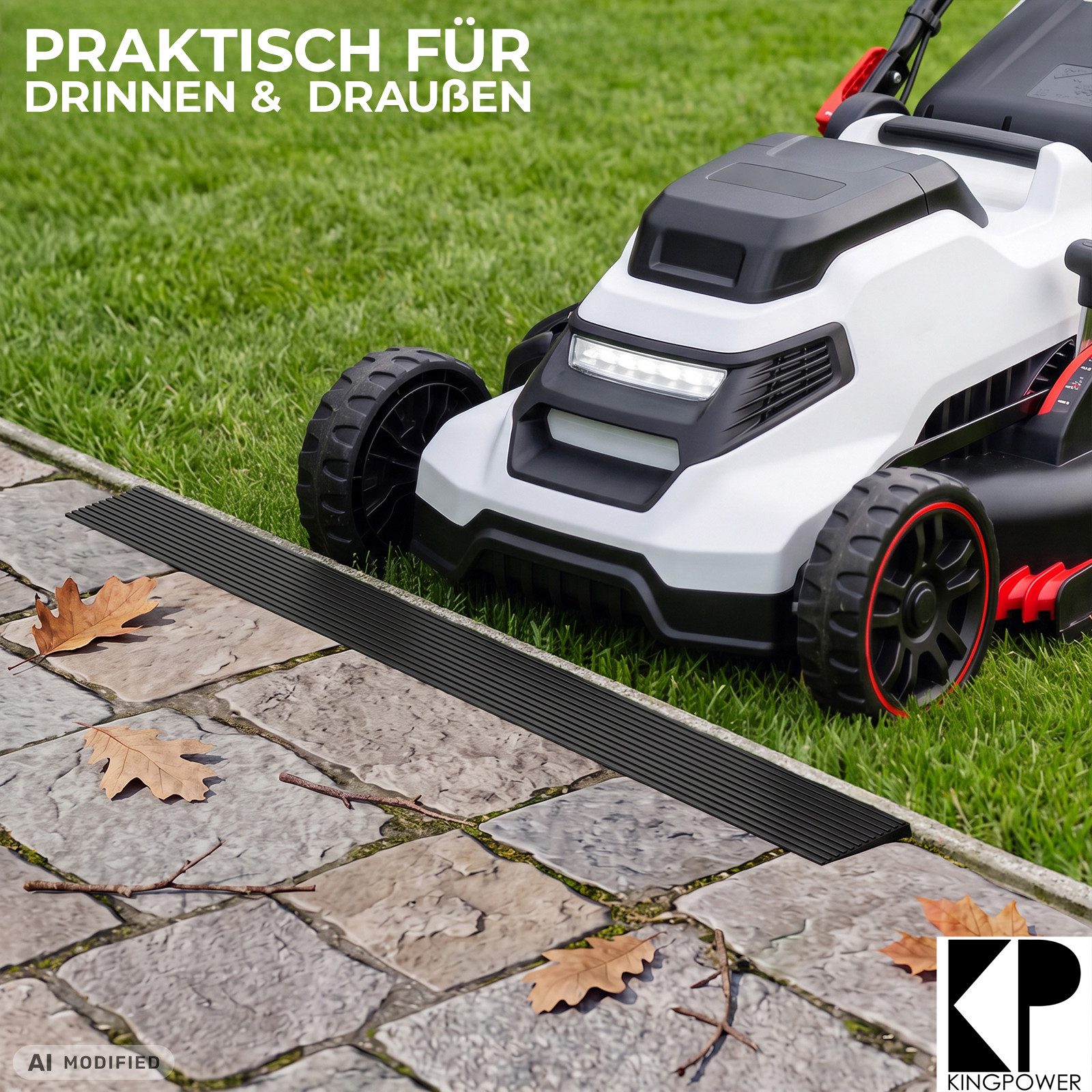Kingpower Auffahrrampe Gummirampe Auffahrrampe Rollstuhlrampe Schwellenrampe Rampe 8 - 45 mm