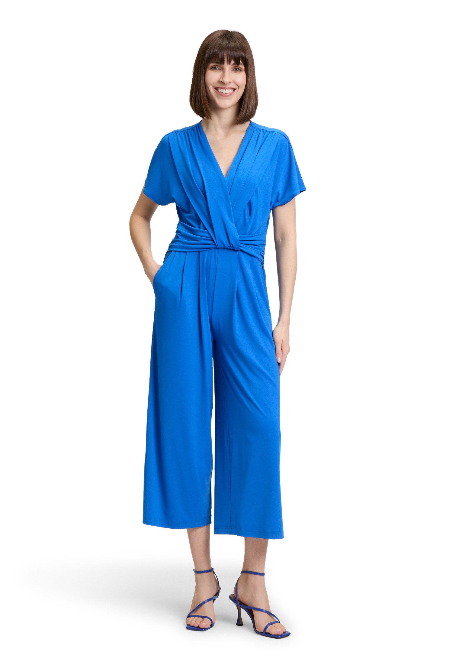 Betty Barclay Overall Betty Barclay Jumpsuit mit Eingrifftaschen (1-tlg) Form