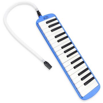 keepdrum Melodica keepdrum Melodica Blau 32 Tasten mit Tasche und Notenheft