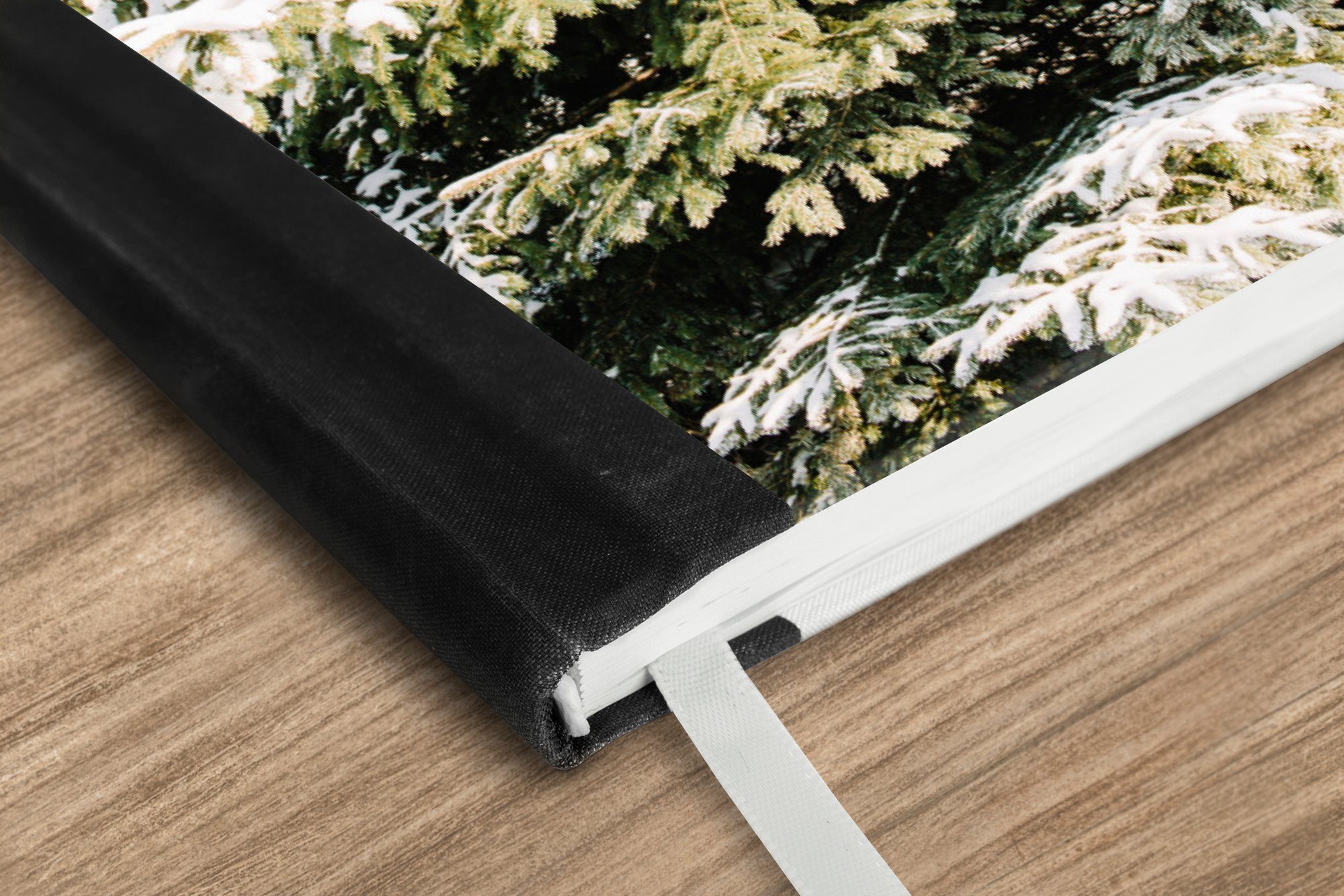 Thumbnail - MuchoWow Notizbuch Winter - Schnee - Baum, Notebook, Notizblock a5, Tagebuch, Journal Liniert