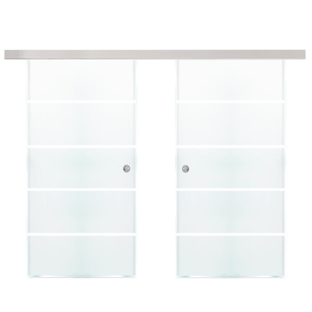 HOME DELUXE Glasschiebetür Doppelglasschiebetür SAPHIR & günstig online kaufen