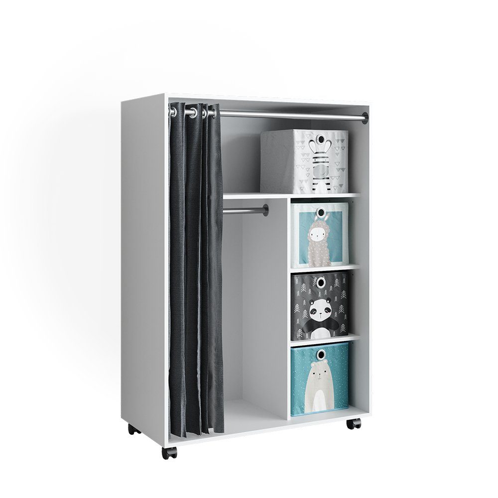 Vicco Kleiderschrank Doros, Weiß, 100 x günstig online kaufen