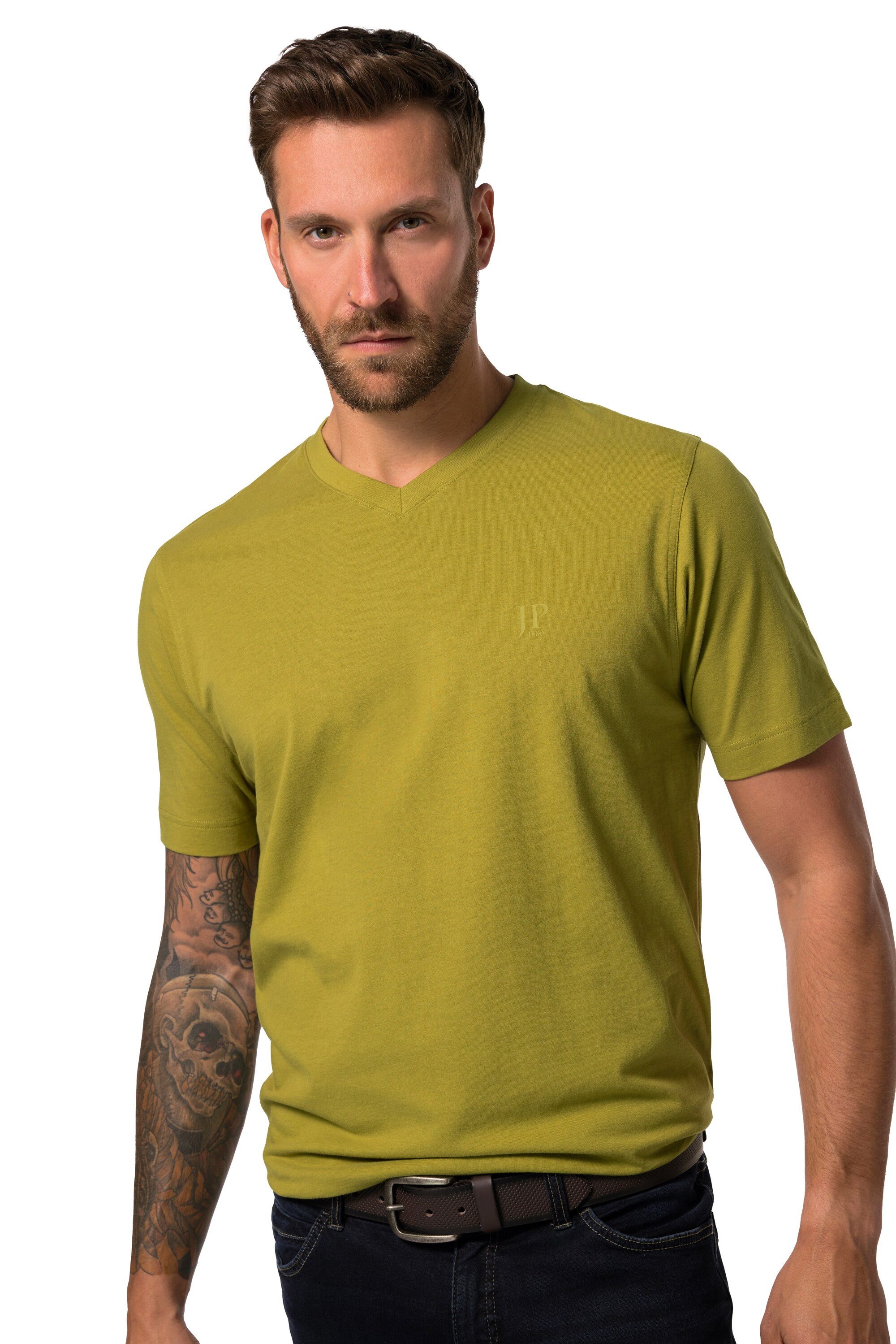 JP1880 T-Shirt T-Shirts Basic 2er-Pack V-Ausschnitt Halbarm (2-tlg) günstig online kaufen