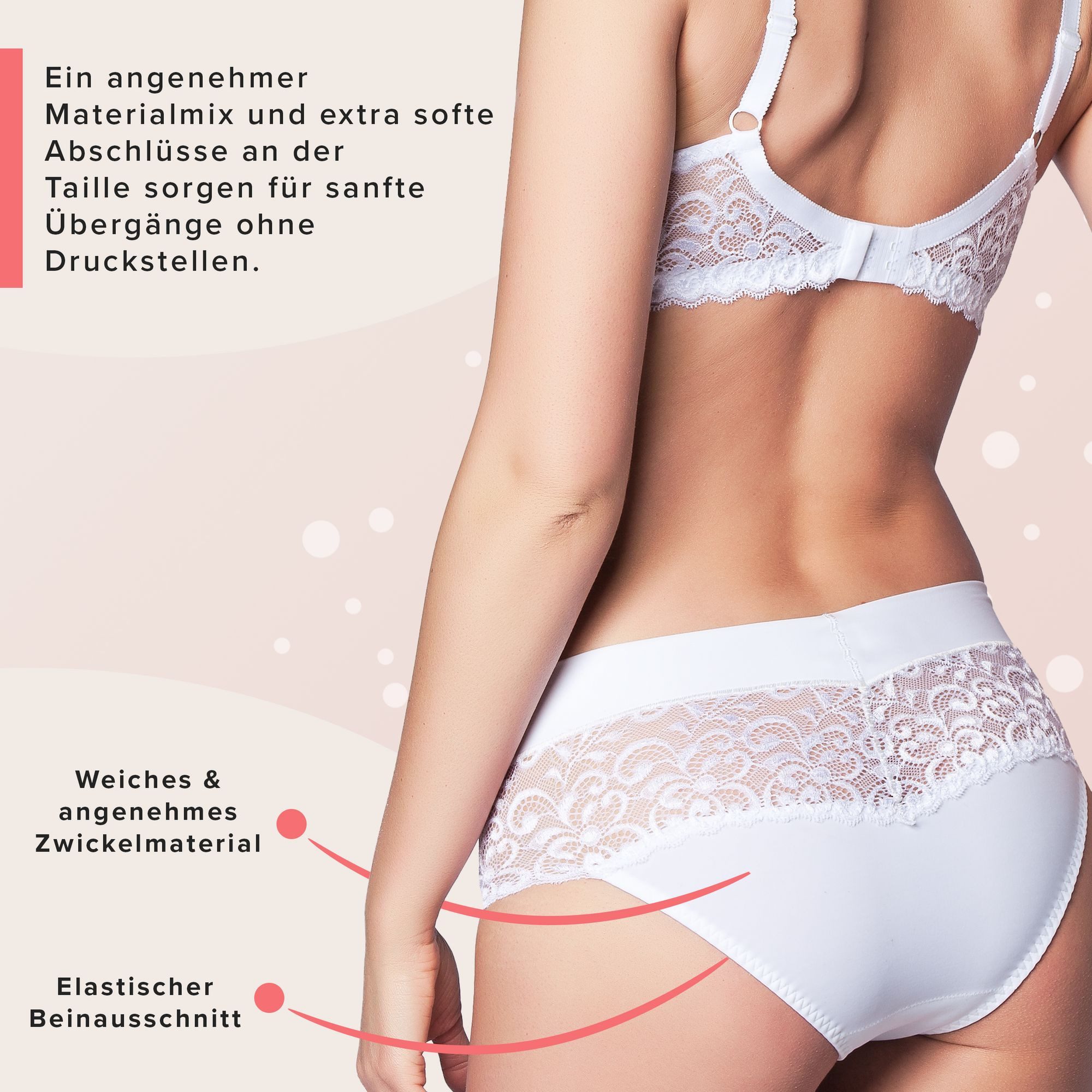 Miss Perfect Miederslip 5675 Rioslip mit sehr weicher Spitze in Größe S-2XL (38-46)