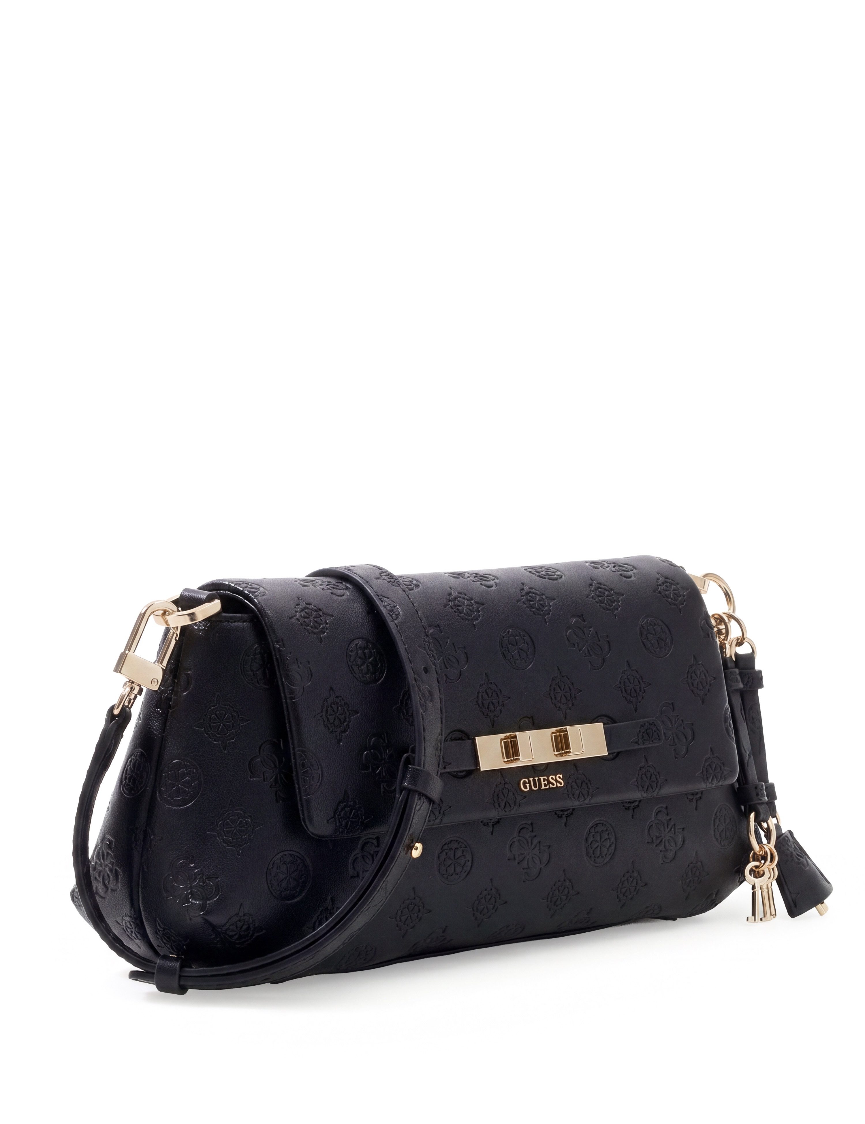 Guess Umhängetasche CARMELLA CROSSBODY FLAP, Damen Handtasche, Schultertasche mit Überschlag