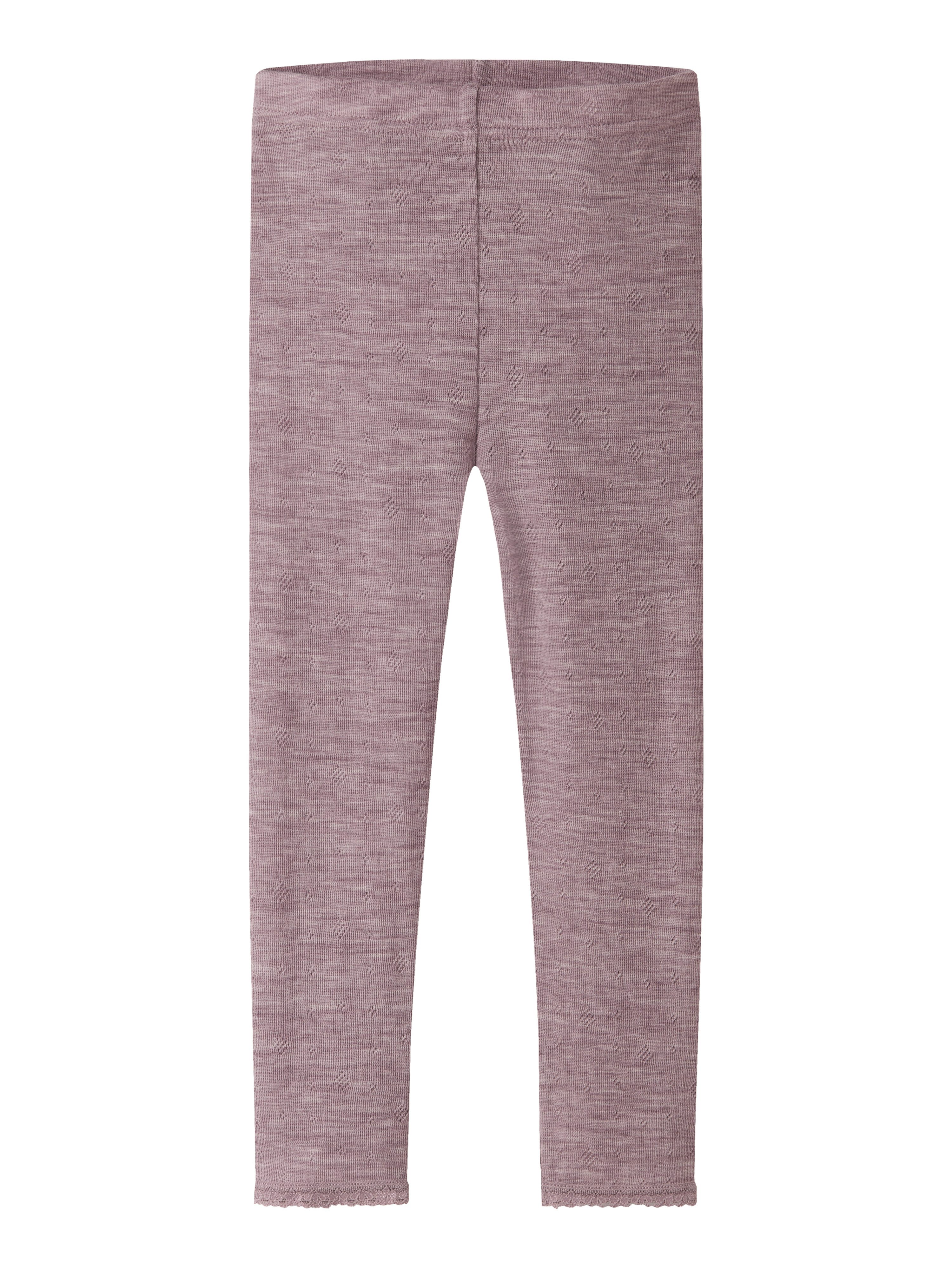 Name It Leggings NMFWANG WOOL NEDDLE LEGGING SOLID NOOS aus reiner Merinowolle