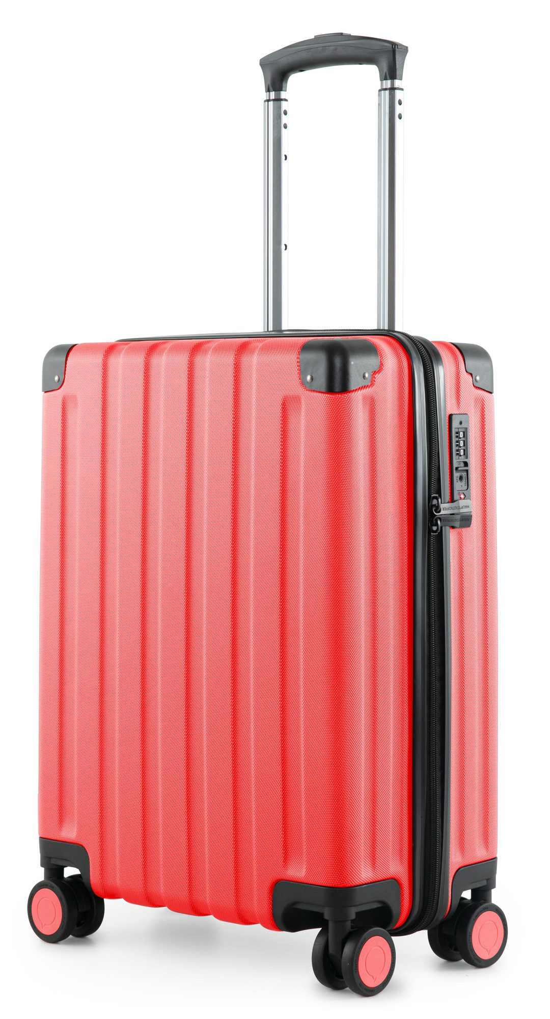 Hauptstadtkoffer Handgepäckkoffer Q-Damm, 4 Rollen, Handgepäck Trolley, TSA, 38 L