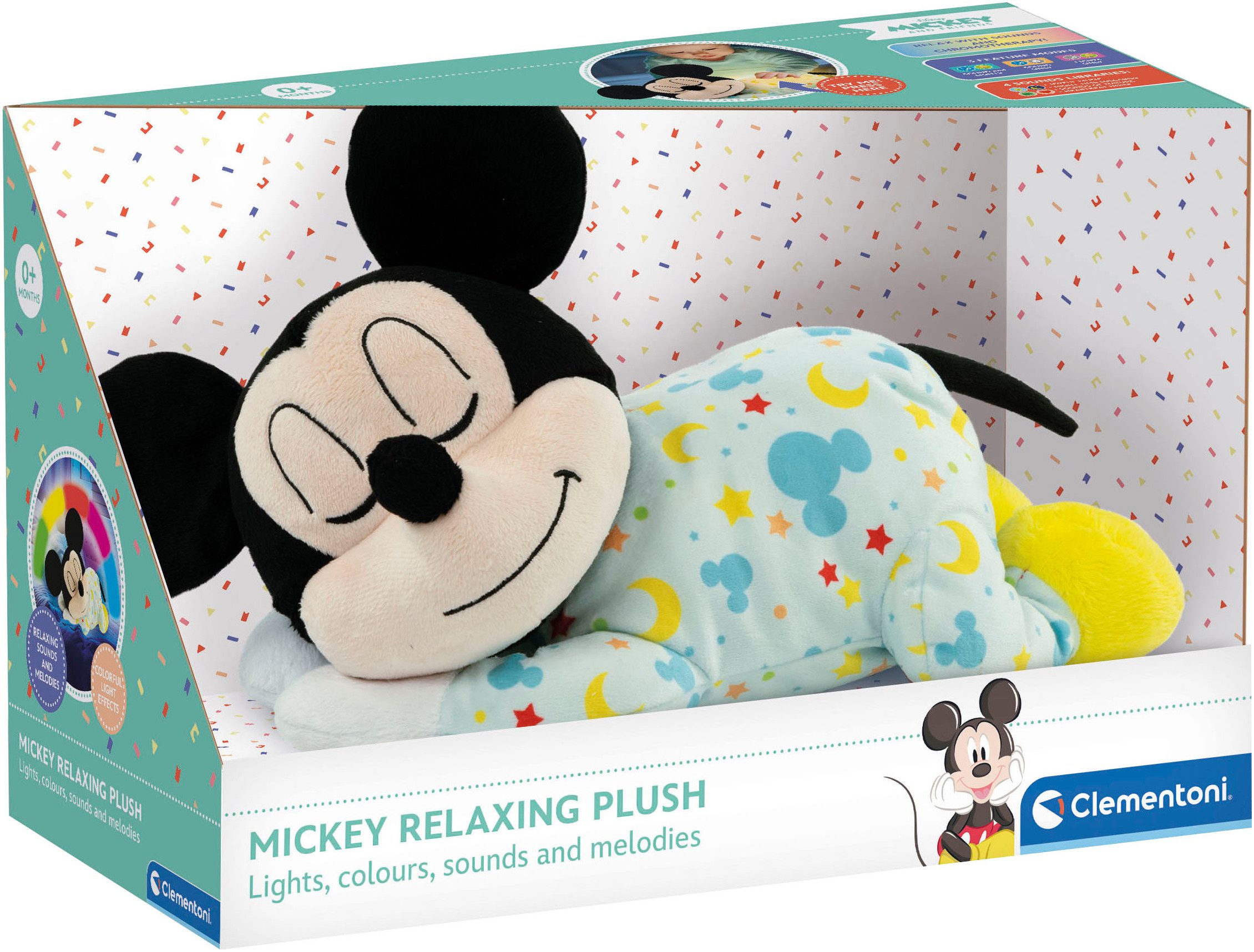Clementoni® Plüschfigur Disney Baby, Schlafender Baby Mickey, mit Licht und günstig online kaufen