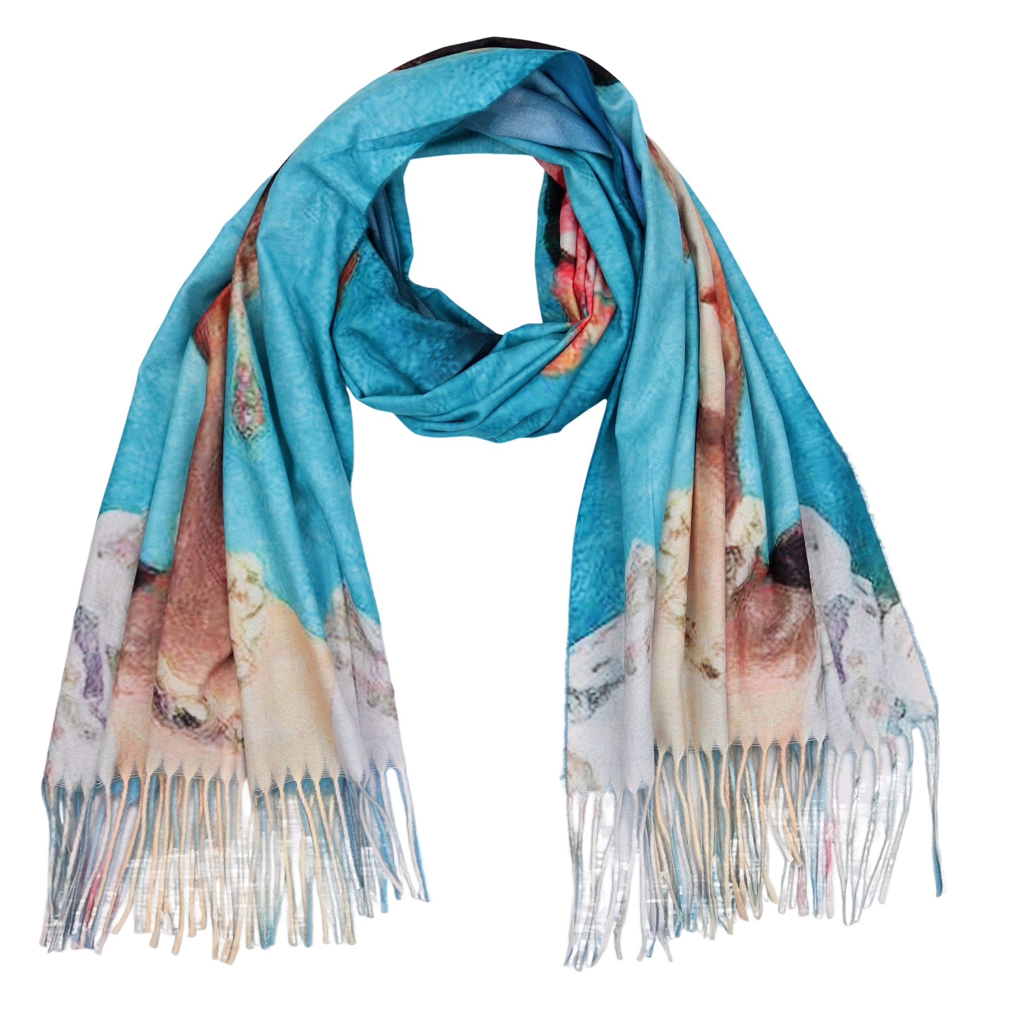 MIRROSI Modeschal weicher und warmer Schal ca.70x180cm, zweiseitig tragbar, günstig online kaufen