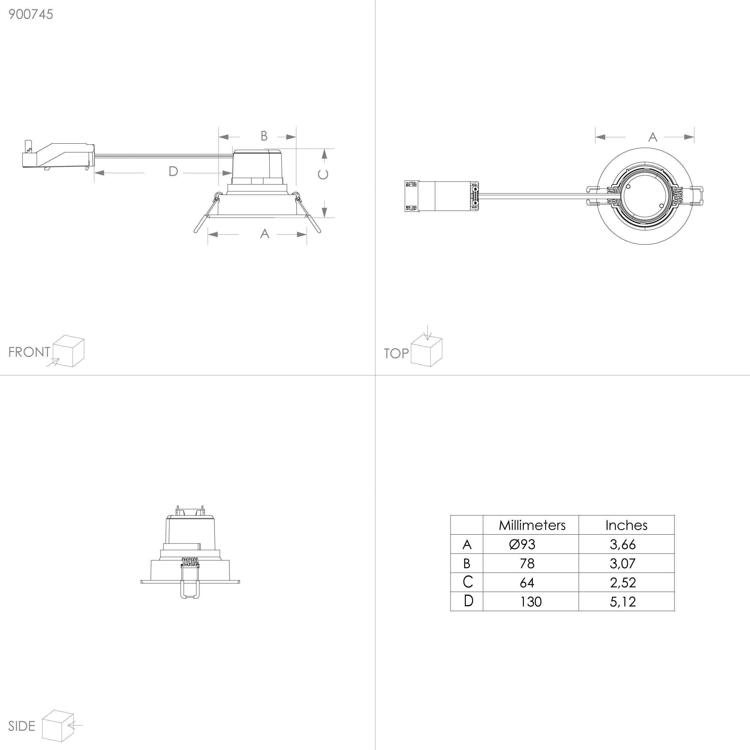 - weiß 6W Alu Warmweiß, in Warmweiß EGLO SALICETO, integriert, LED aus Deckenleuchte Deckenleuchte fest -