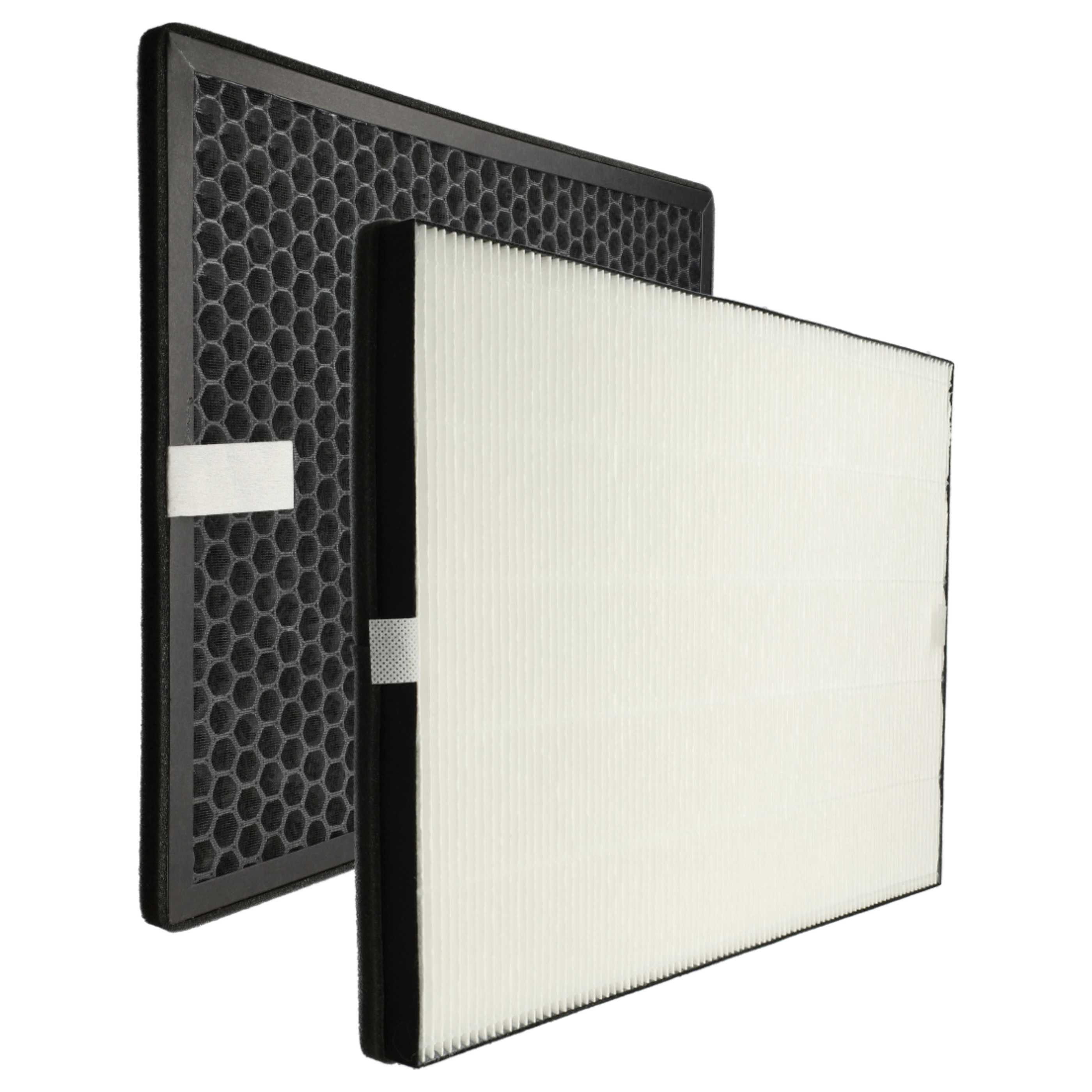 vhbw Filter-Set passend für Philips AC1214, AC1215, AC1217, AC1217i, AC2729, AC1214/10, Zubehör für Philips AC1214 AC1215 AC1217 AC1217i AC2729 AC1214/10