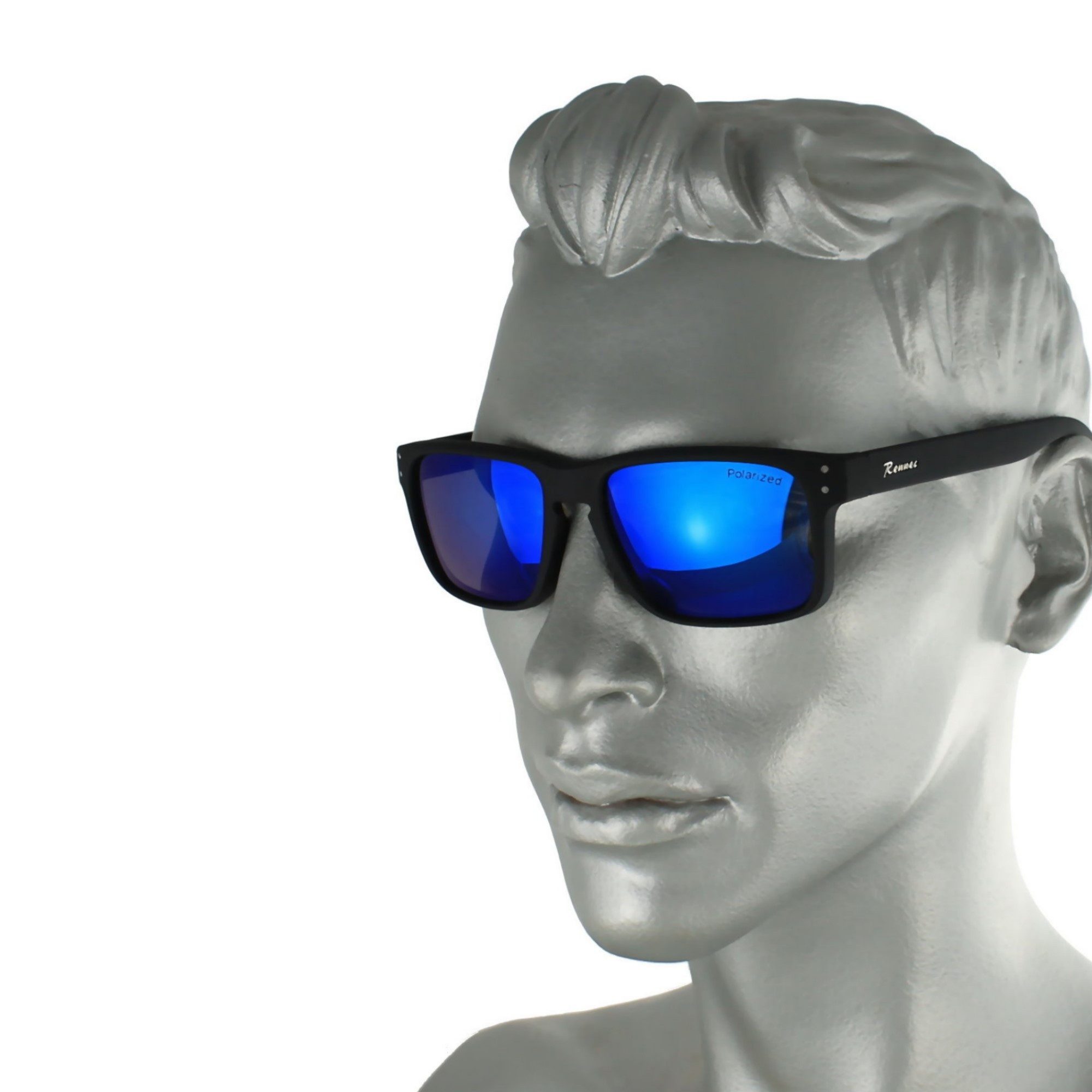 Rennec Sonnenbrille (Herren Markenbrille mit Brillenbeutel) Gläser Polarisi günstig online kaufen