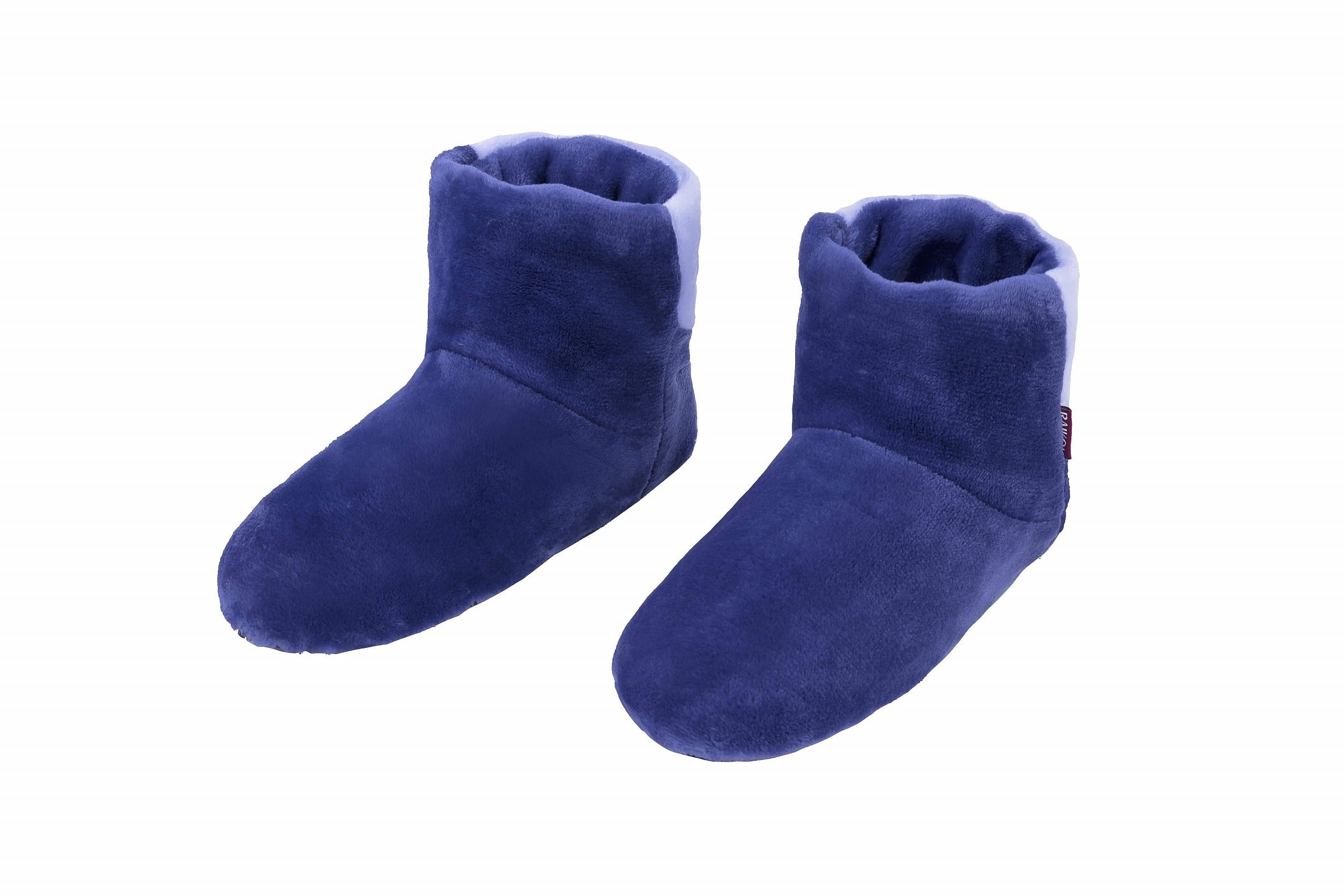 RAIKOU Cosy Shoe Fjoed Sohle Stiefel aus Flausch und Pantoffel Micro für Herren mit weiche Damen, ABS (Super rutschfester Flauschige) Hausschuh Flanellgewebe