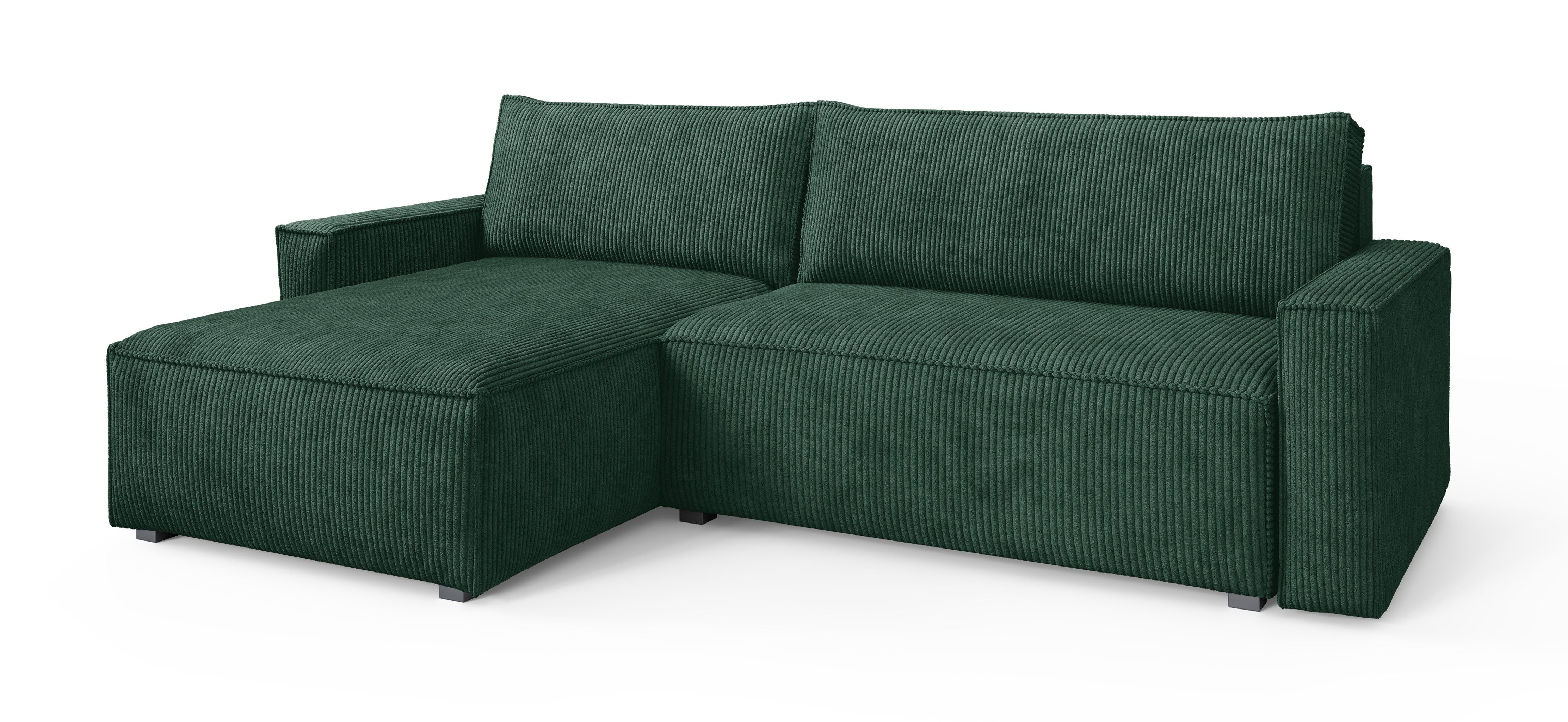 Masseno Ecksofa BESMIR mit Schlaffunktion L-Form, Sofa mit Bettkasten
