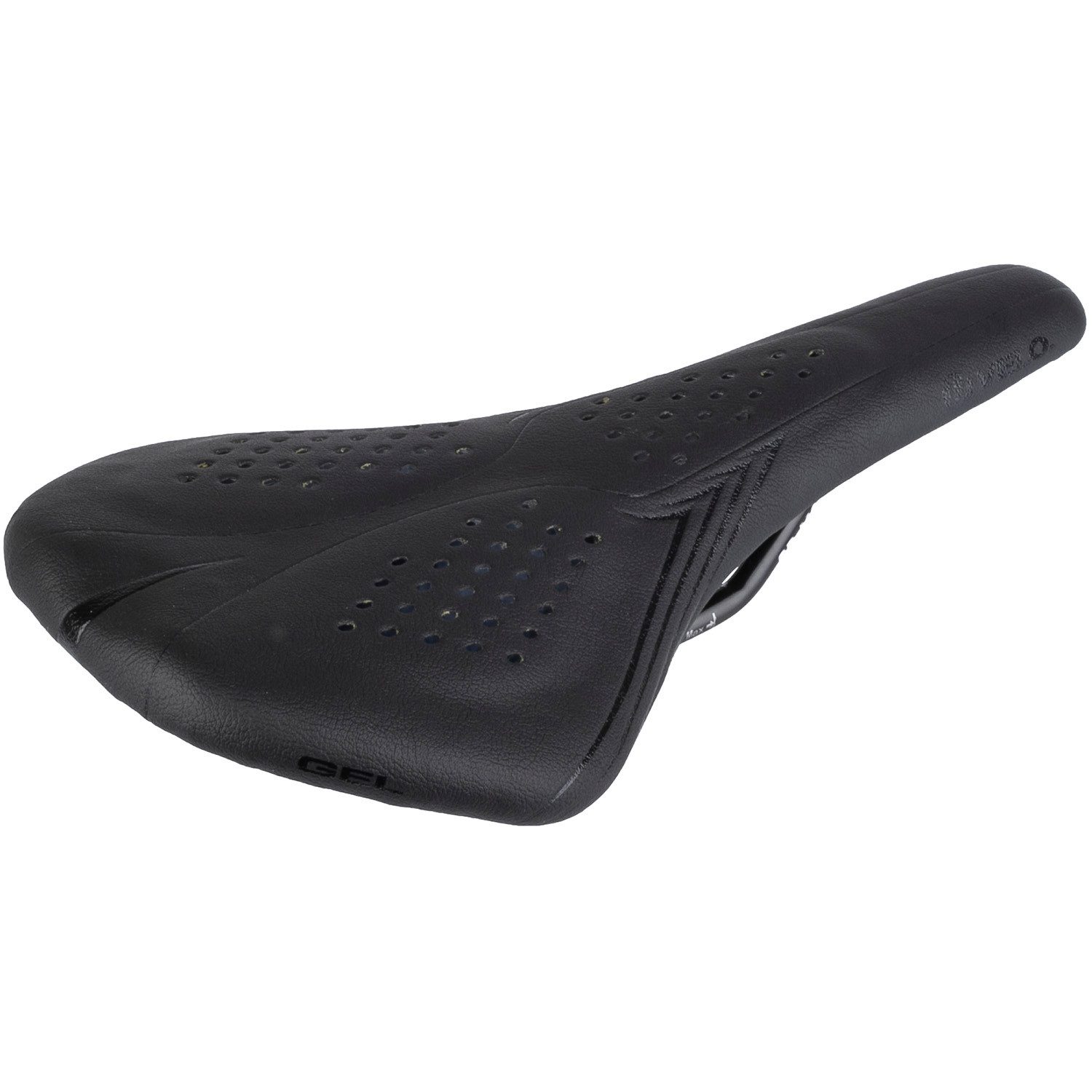 Velo Fahrradsattel Sport Rennsattel Airthru Honeycomb Gel CrMo 271x 140 mm schwarz weiß