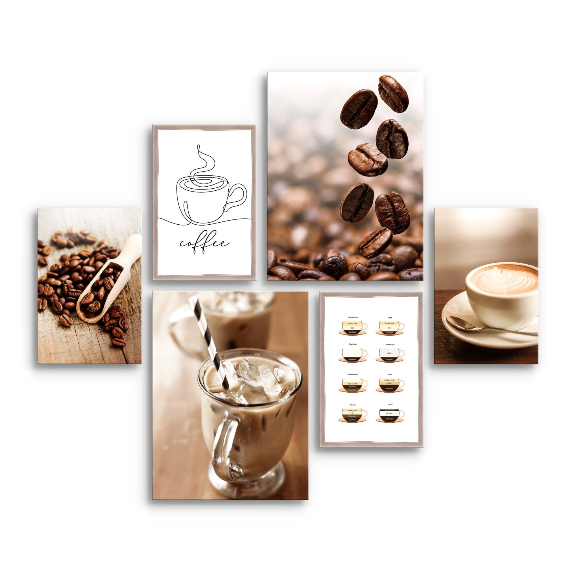 Novart Wandbild Wandbilder Küche Kaffee Gewürze günstig online kaufen