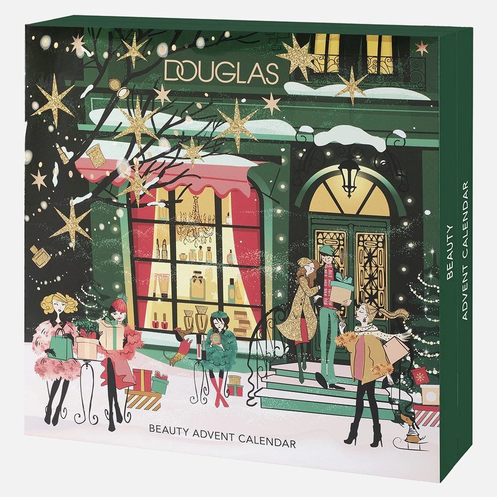 Douglas Adventskalender Douglas Beauty Adventskalender 2025 – 24× Make-up & Pflege (24-tlg), 24 Überraschungen: Уход за кожей, Make-up & Accessoires