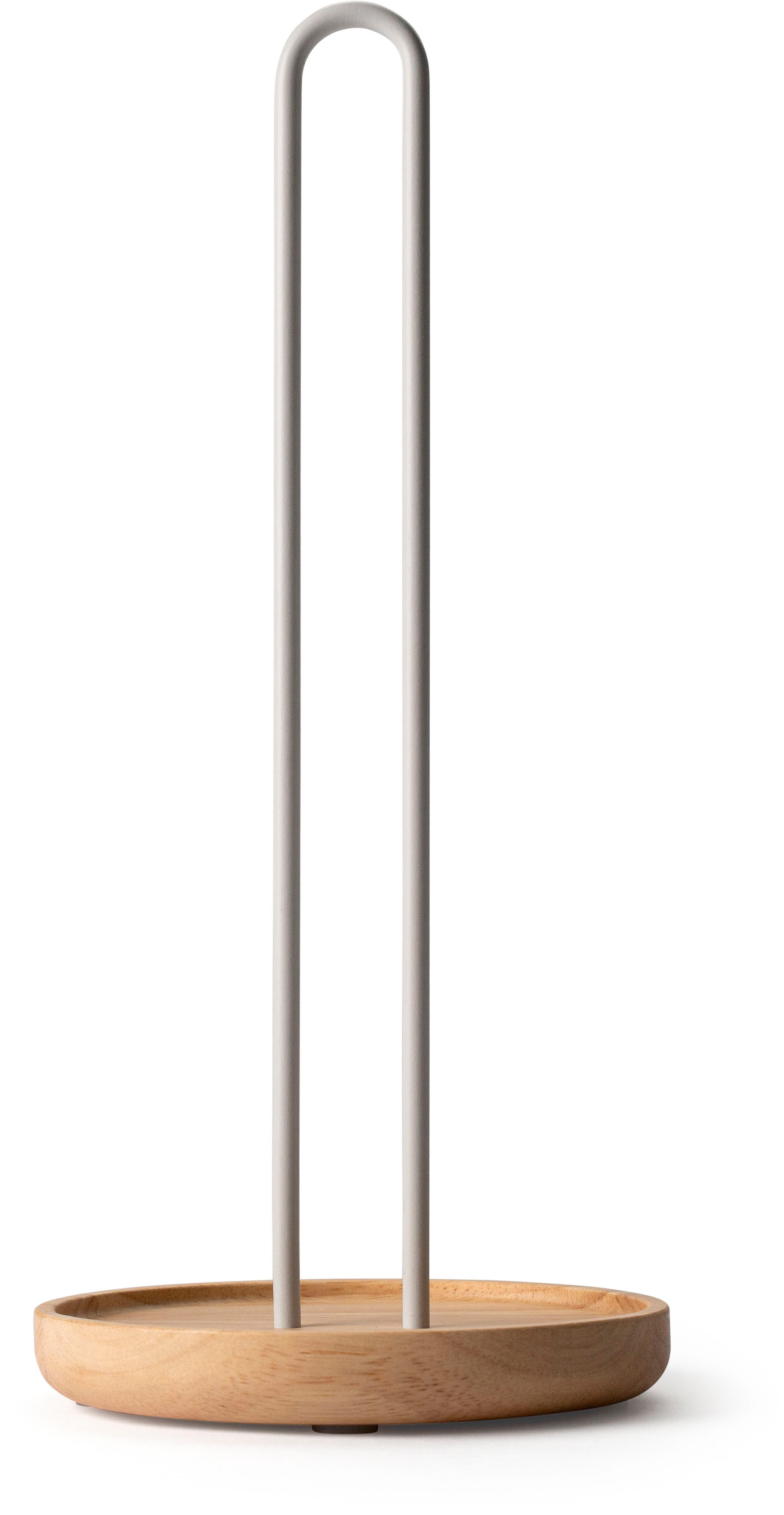 Continenta Держатель кухонного рулона Gummibaum-Sockel, (1-St), Ø14x31,6 cm, Silikonfüße, auch für XL-Rollen