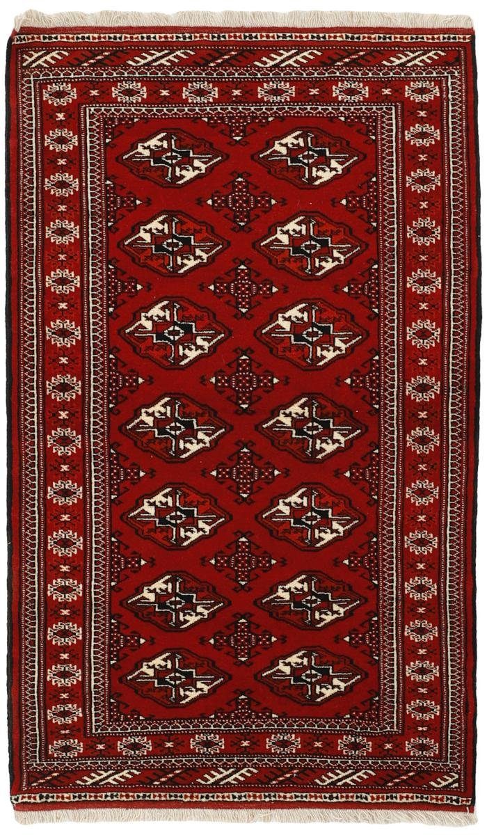 Orientteppich Turkaman 98x162 Handgeknüpfter Orientteppich / Perserteppich, Nain Trading, rechteckig, Höhe: 6 mm | Kurzflor-Teppiche
