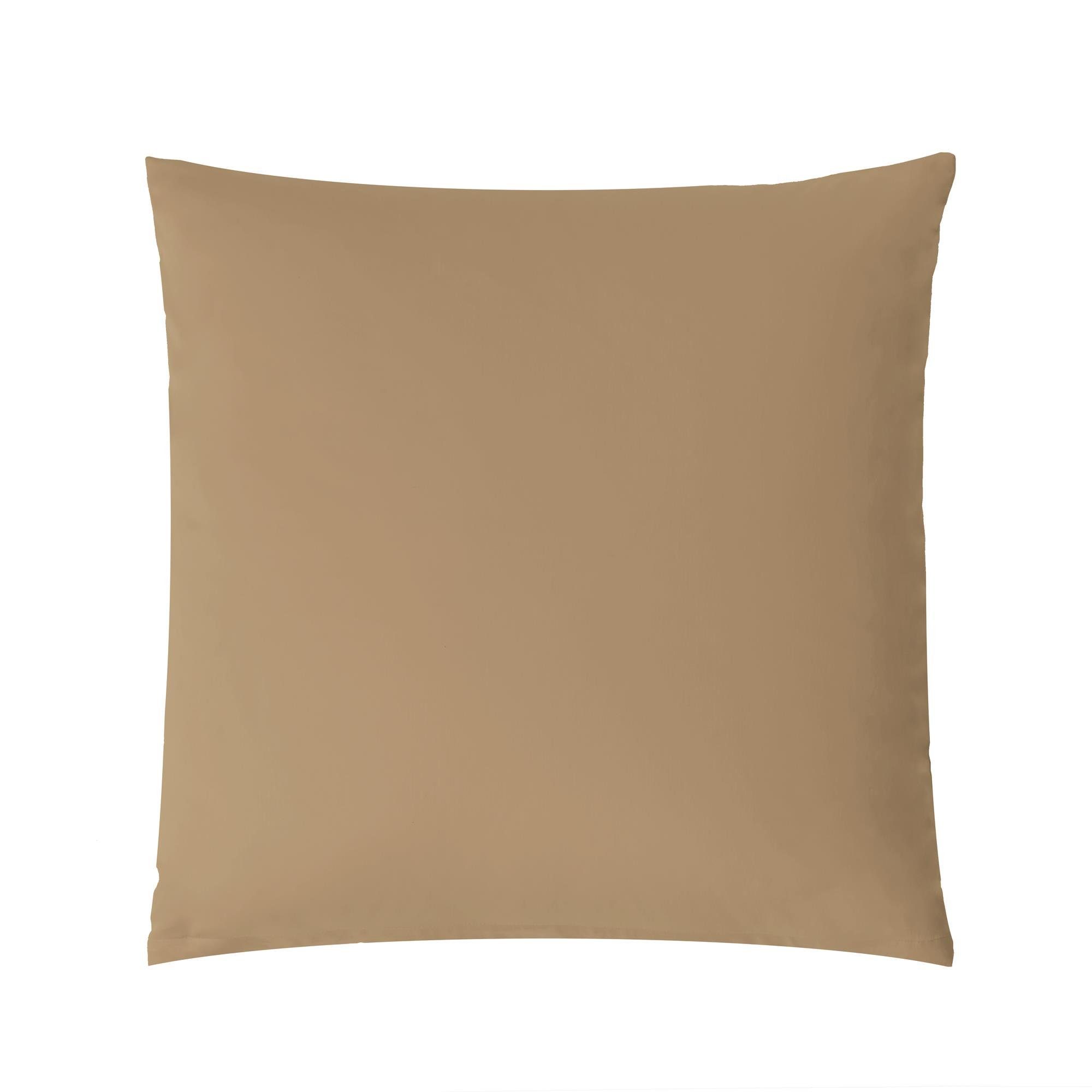 Kissenbezüge Luxury Kissenbezüge Kissenhüllen Mako Satin 60x60cm taupe, aqua-textil