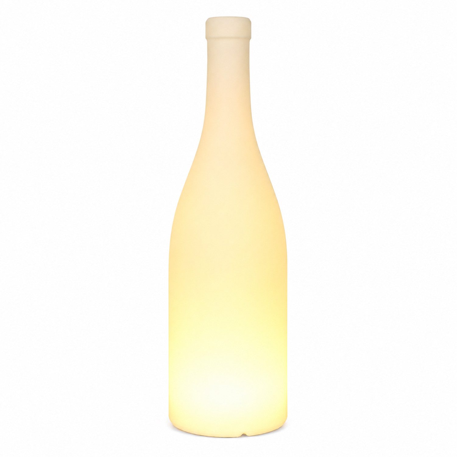 SATISFIRE LED Dekoobjekt LED Flasche Leuchtflasche 58cm warmweiß outdoor indoor Leuchtobjekt, LED Classic, warmweiß (2100K bis 3000K)