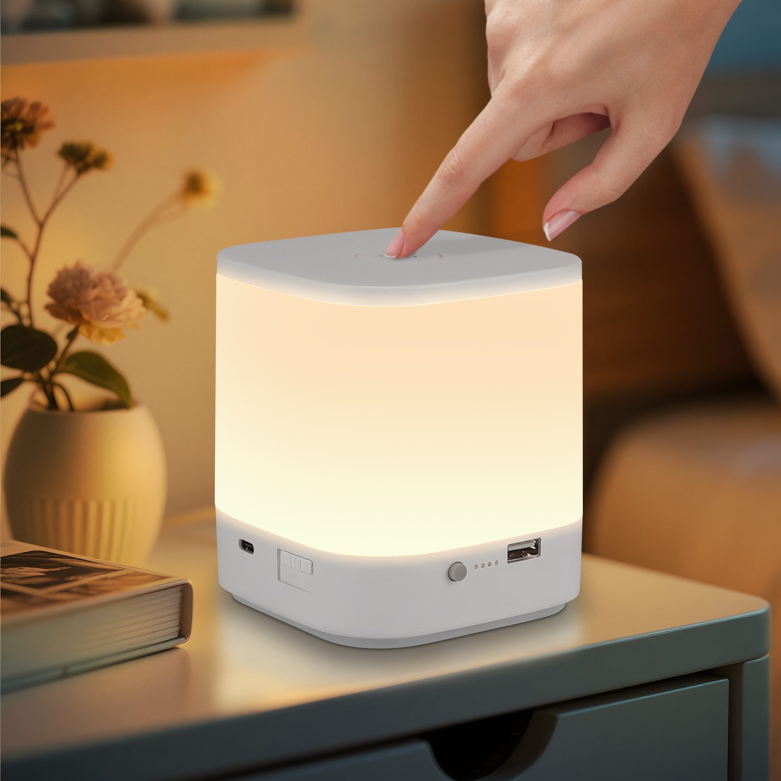 ZMH LED Tischleuchte mit 3 Farbtemperatur günstig online kaufen