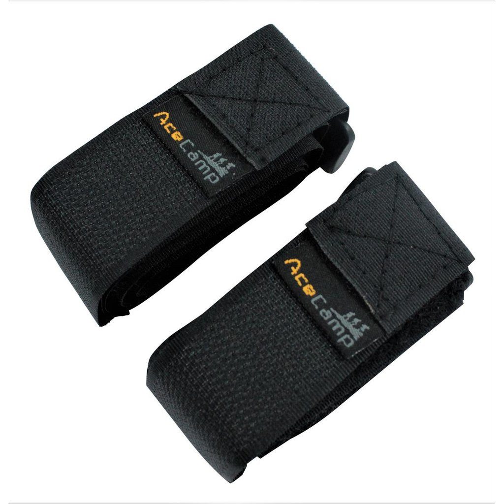 AceCamp Koffergurt AceCamp Gepäckgurt 2er-Set 90 cm in Schwarz für Reisegepäck, (Doppelpack, 2-tlg), kompakt, robust, 2er-Set