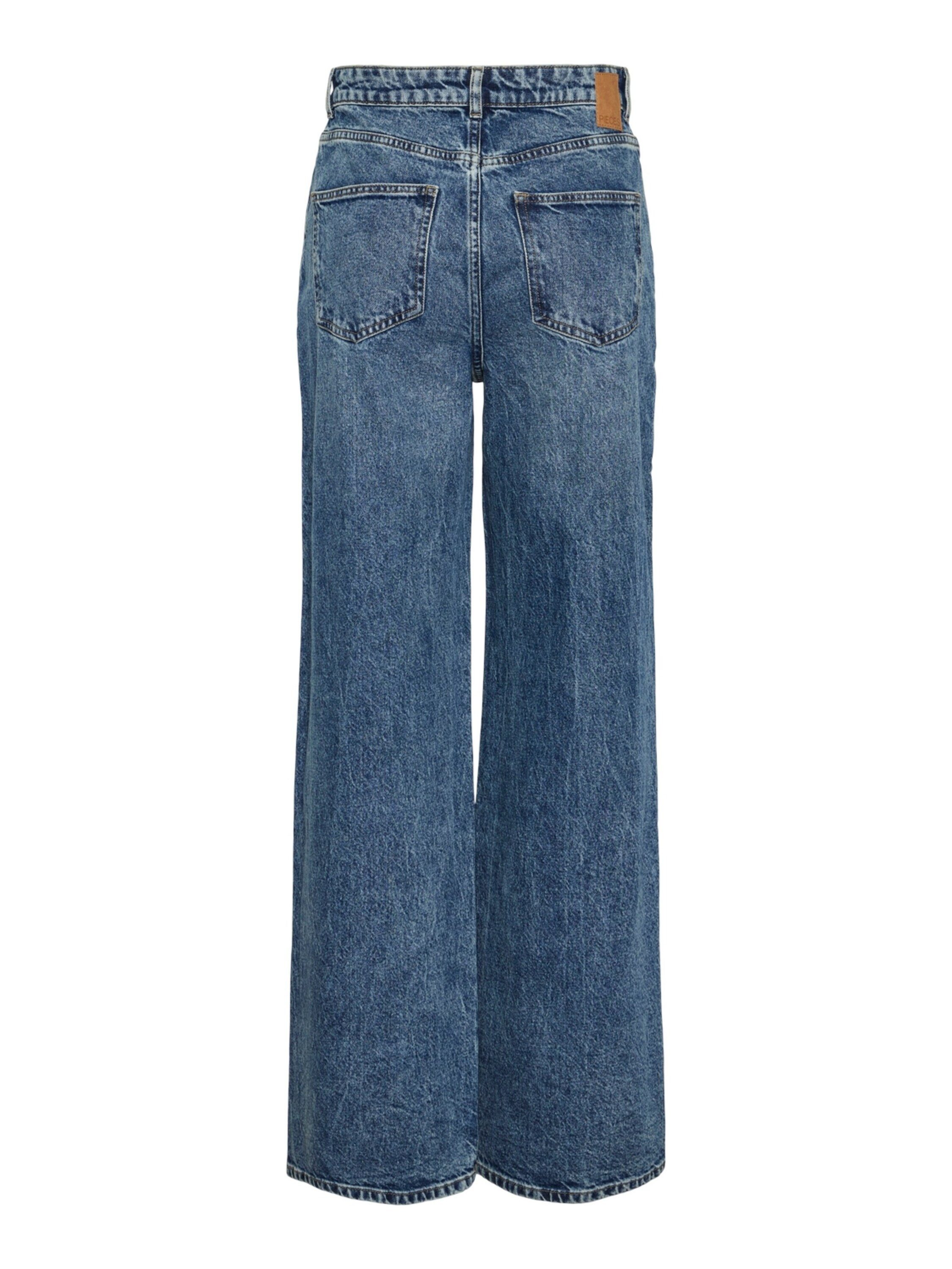 pieces Weite Jeans Selma (1-tlg) Plain/ohne günstig online kaufen