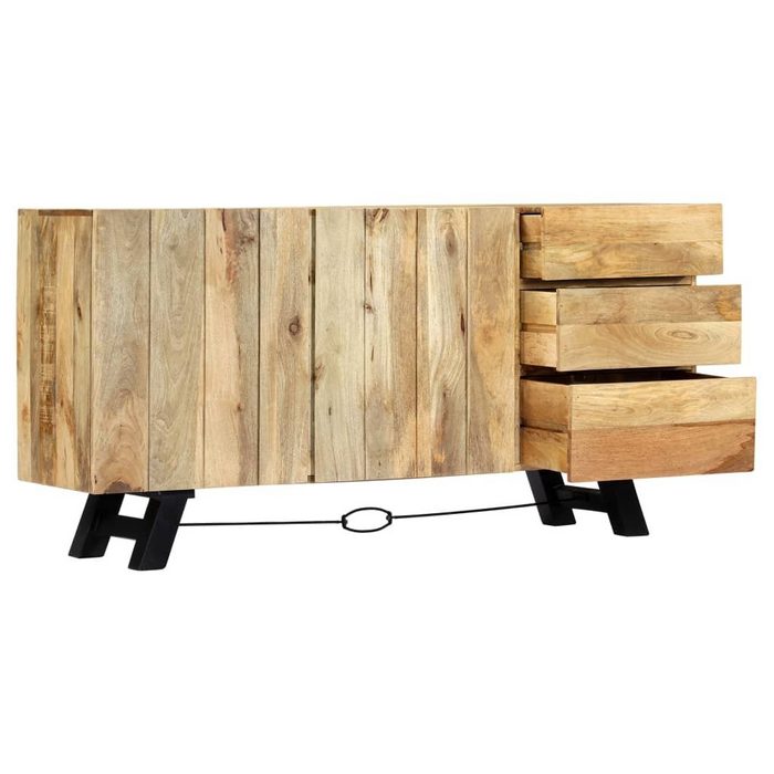 vidaXL Sideboard Sideboard 160 x 42 x 80 cm Mangoholz Massiv (1 St)