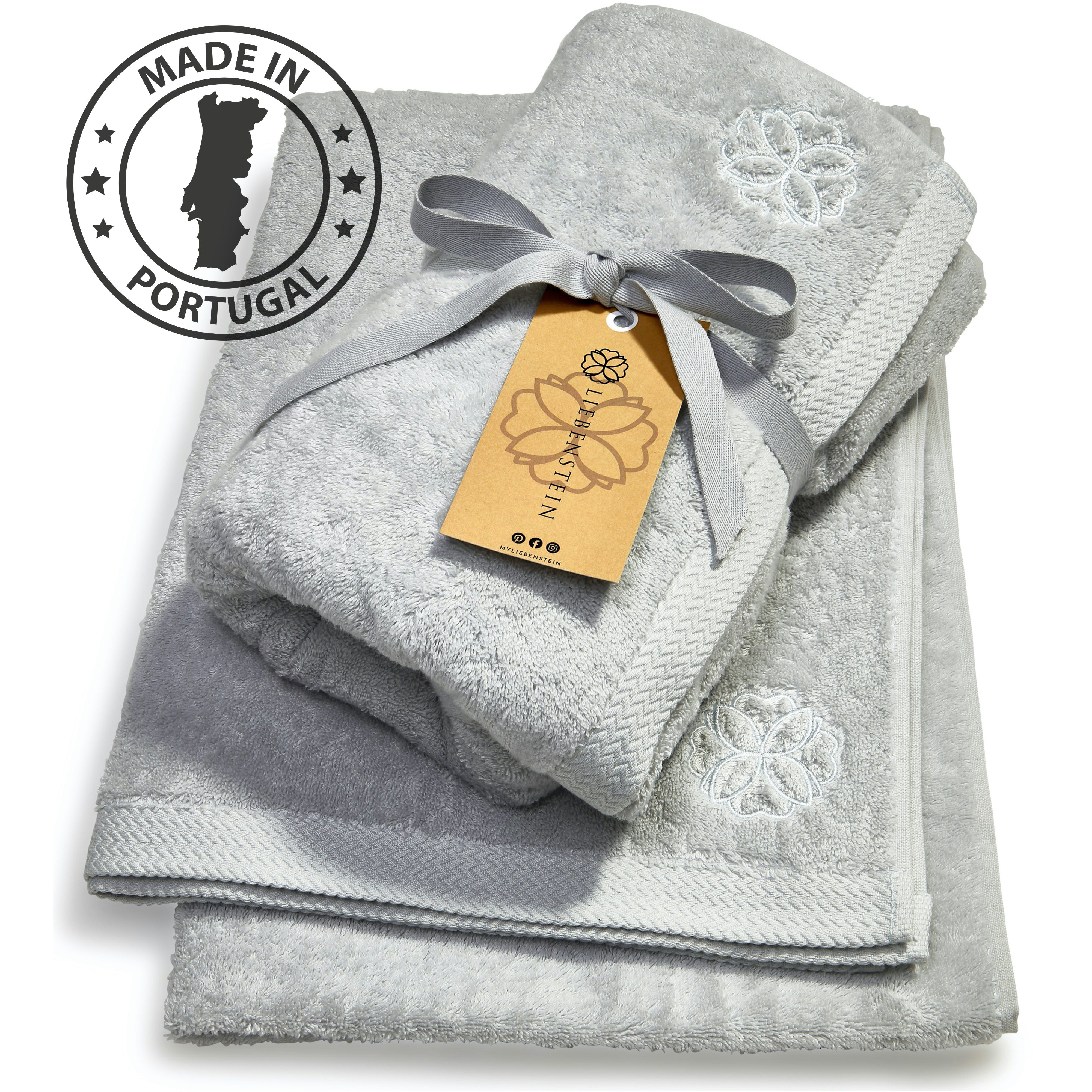 Liebenstein Saunatuch Premium Wellnesstuch aus Baumwolle, (2-St), Weiches H günstig online kaufen