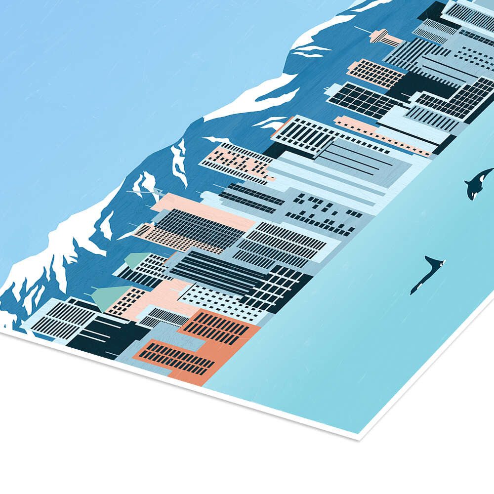 Posterlounge Wandbild Vancouver, Katinka Reinke, erhältlich als Poster, Leinwandbild, Wandsticker oder Acrylglasbild