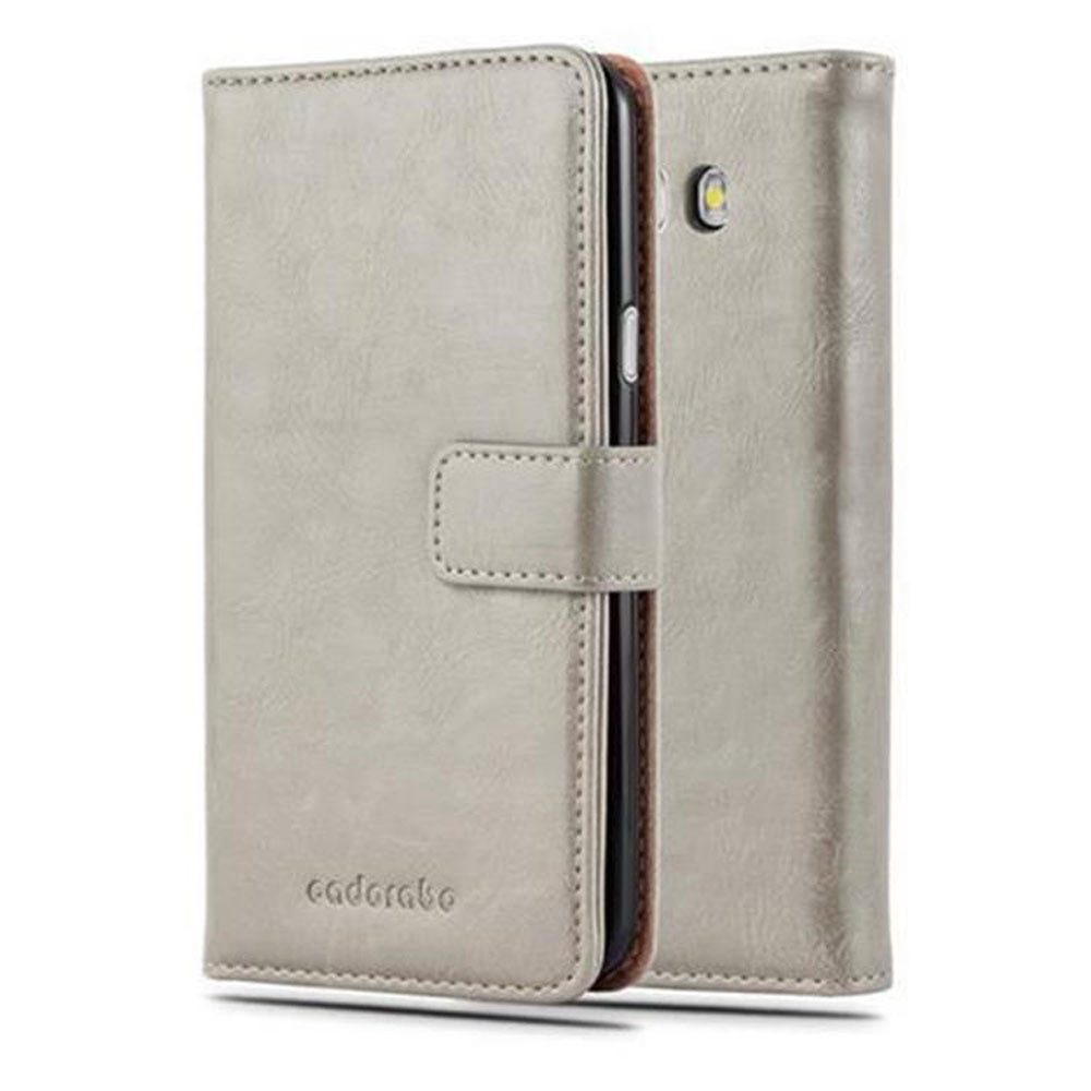 Cadorabo Handyhülle für Samsung Galaxy J7 2016 Hülle Samsung Galaxy J7 2016, Klappbare Handy Schutzhülle - Hülle - mit Standfunktion und Kartenfach