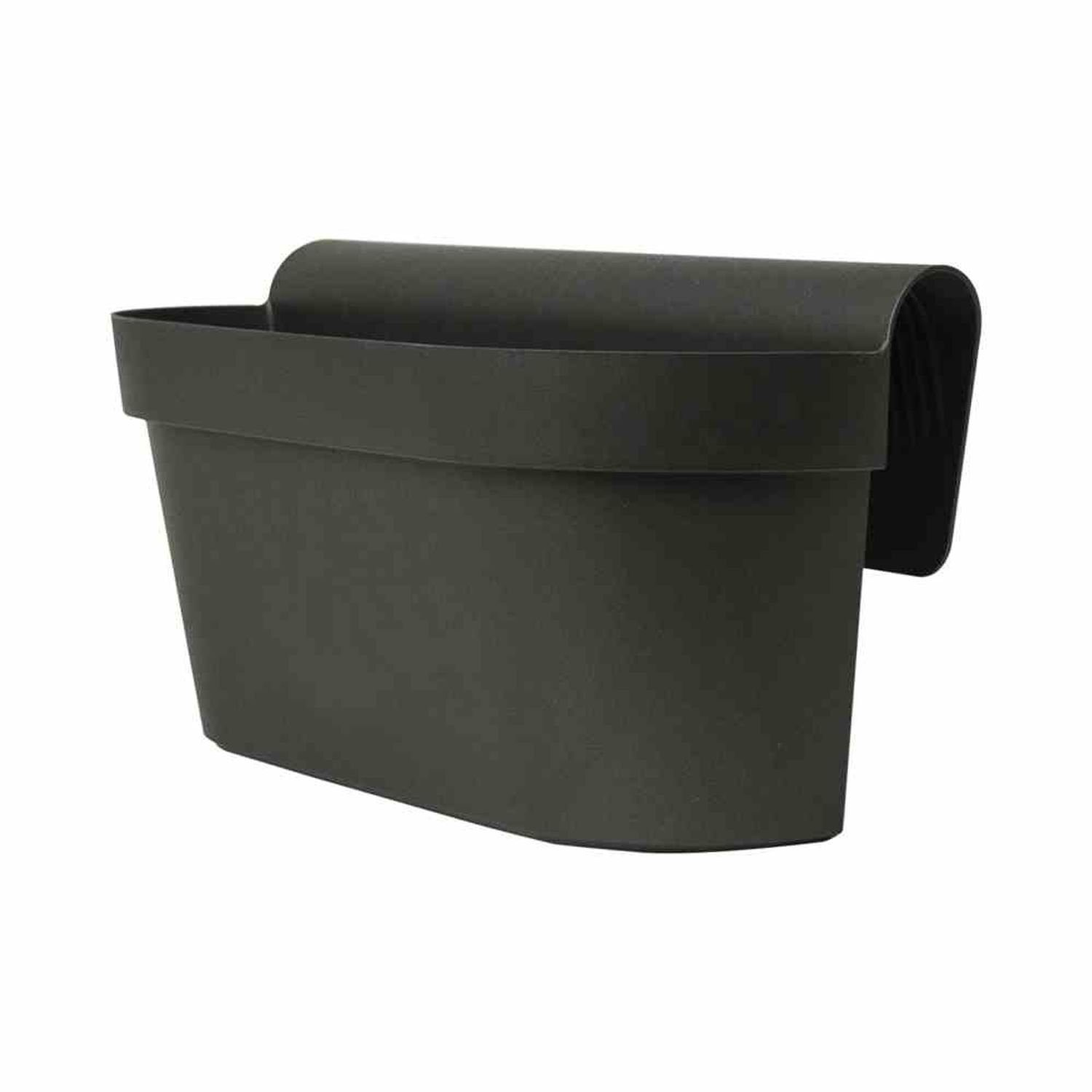 euro3plast Pflanzkübel Pflanzkasten Cassetta UP 50 cm anthrazit