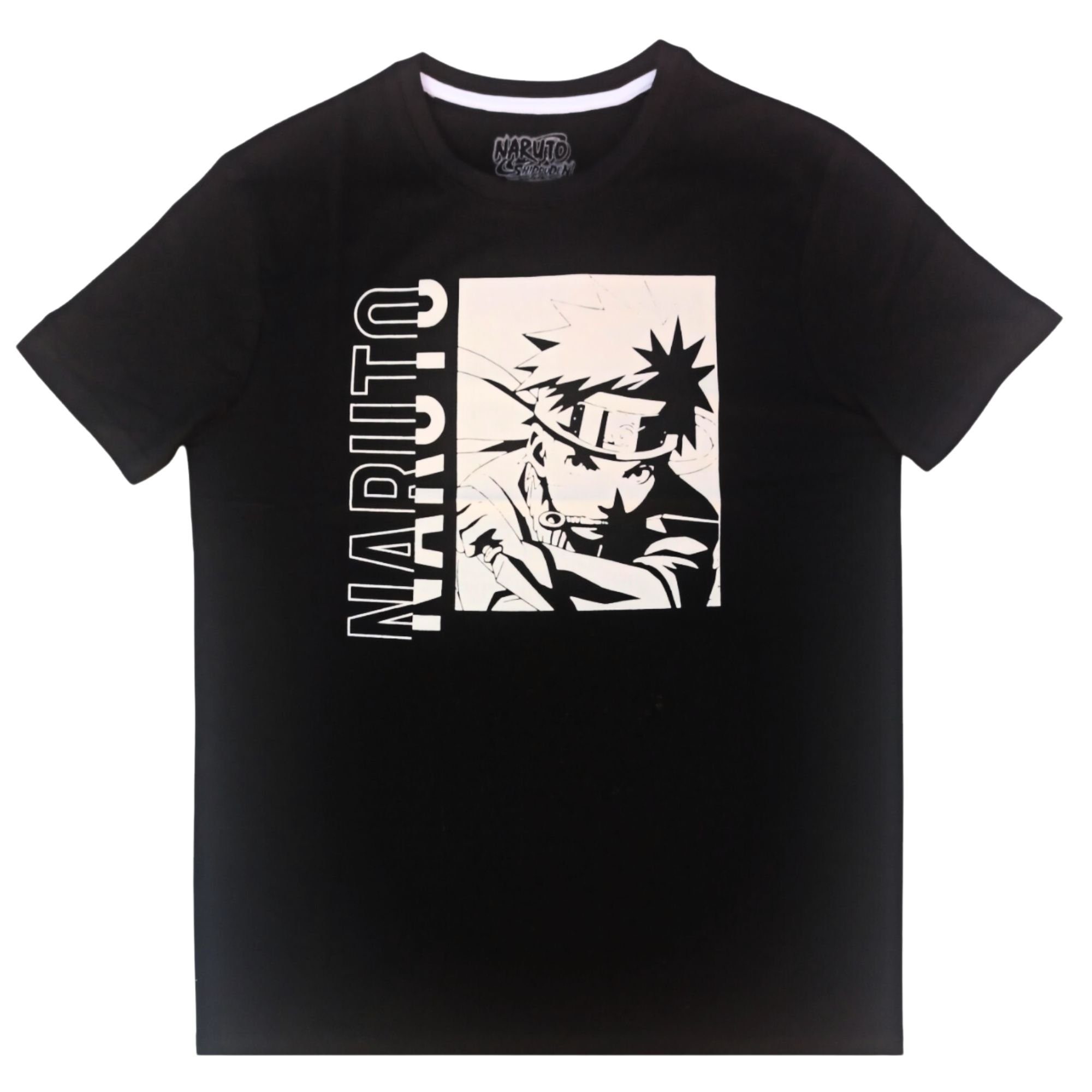 Naruto T-Shirt Sasuke Kurzarmshirt aus Baumwolle Gr. S - XXL