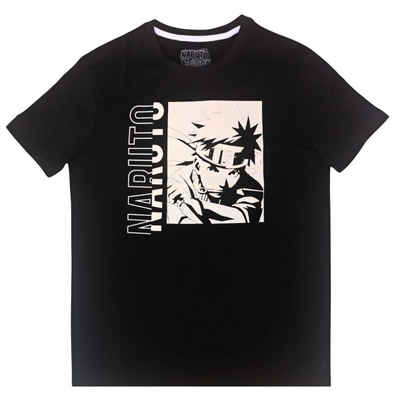 Naruto T-Shirt Sasuke Kurzarmshirt aus Baumwolle Gr. S - XXL
