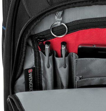 Wenger Laptoprucksack Carbon, schwarz, für Laptops bis 17,3 Zoll