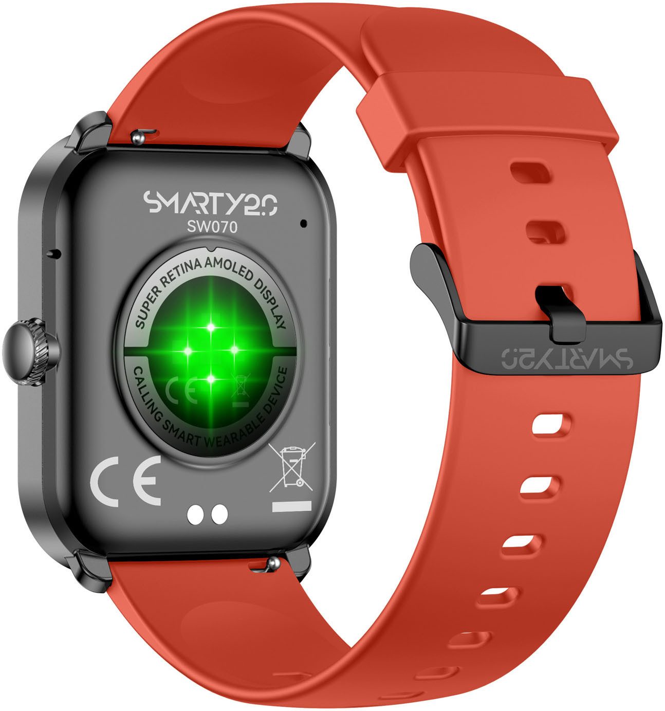 SMARTY 2.0 Smarty 2.0 Smartwatch (1,78 Zoll) Set, 2-tlg., mit Wechselband