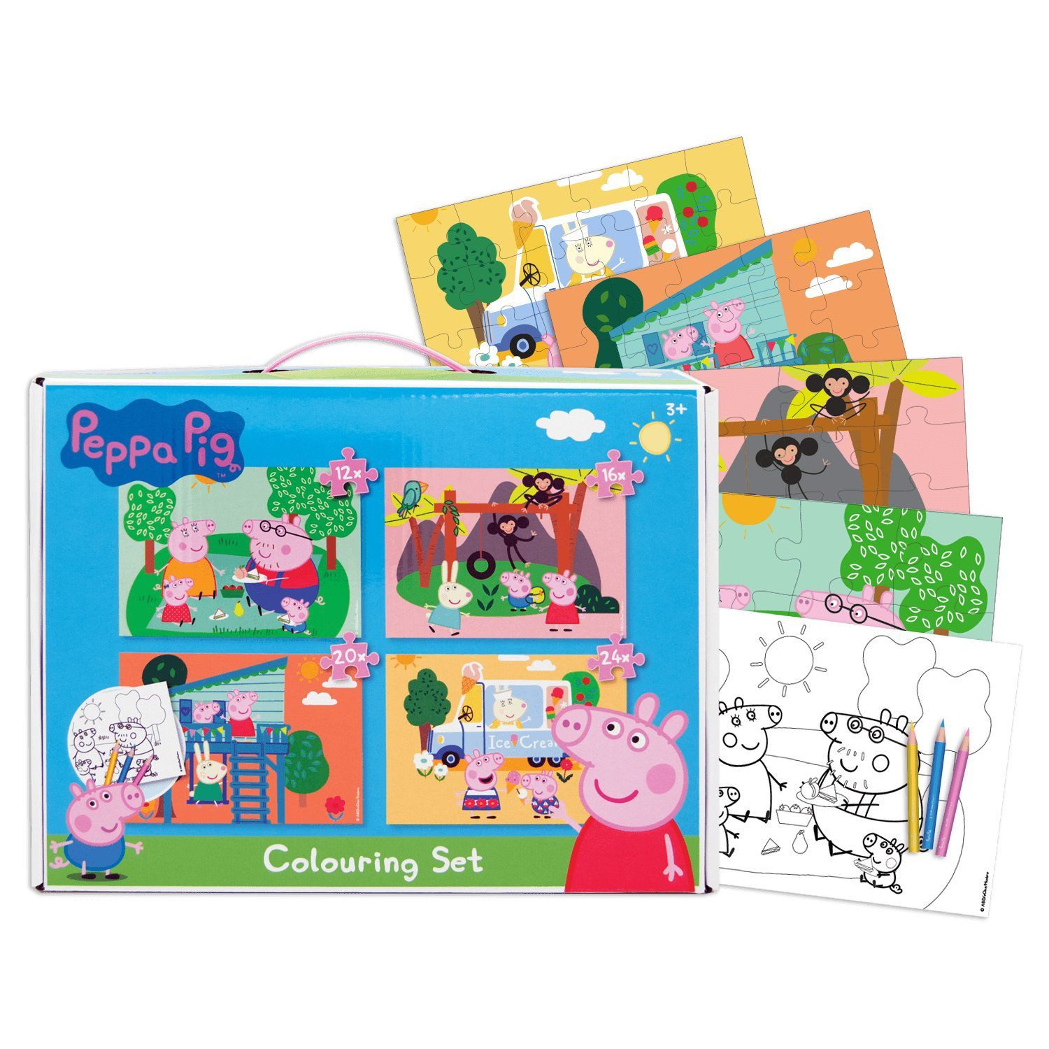 Peppa Pig Puzzle Peppa Pig Puzzle Set 4er-Pack Für stundenlangen Spielspaß, günstig online kaufen