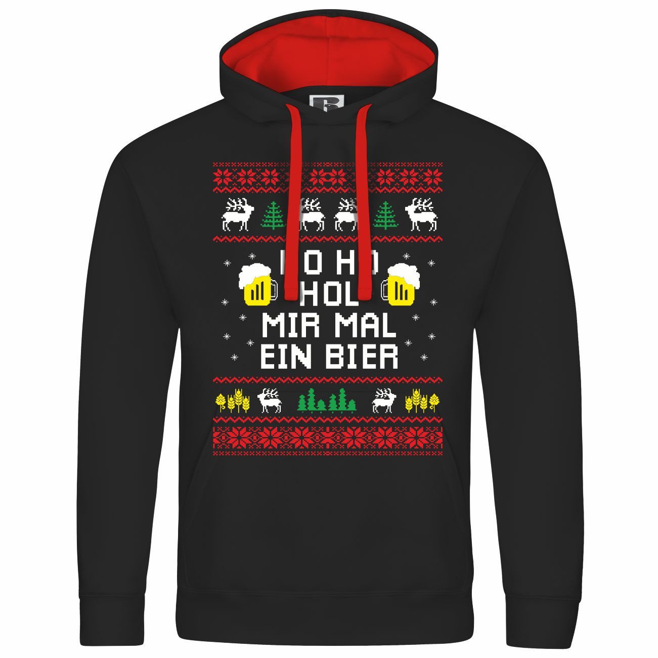 deinshirt Kapuzenpullover Herren Kapuzenpullover HO HO günstig online kaufen