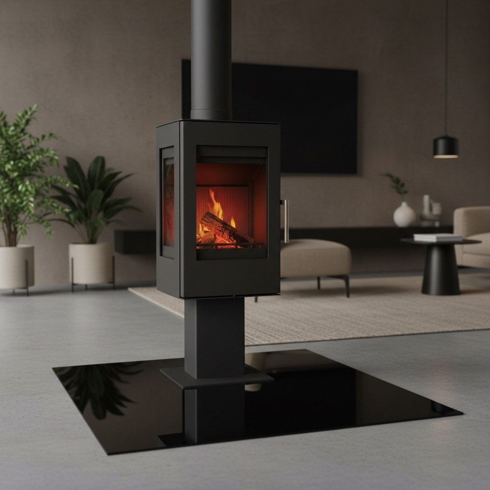 Melko Bodenschutzplatte Tischplatte Funkenschutz ESG Bodenschutzplatte Ofen günstig online kaufen