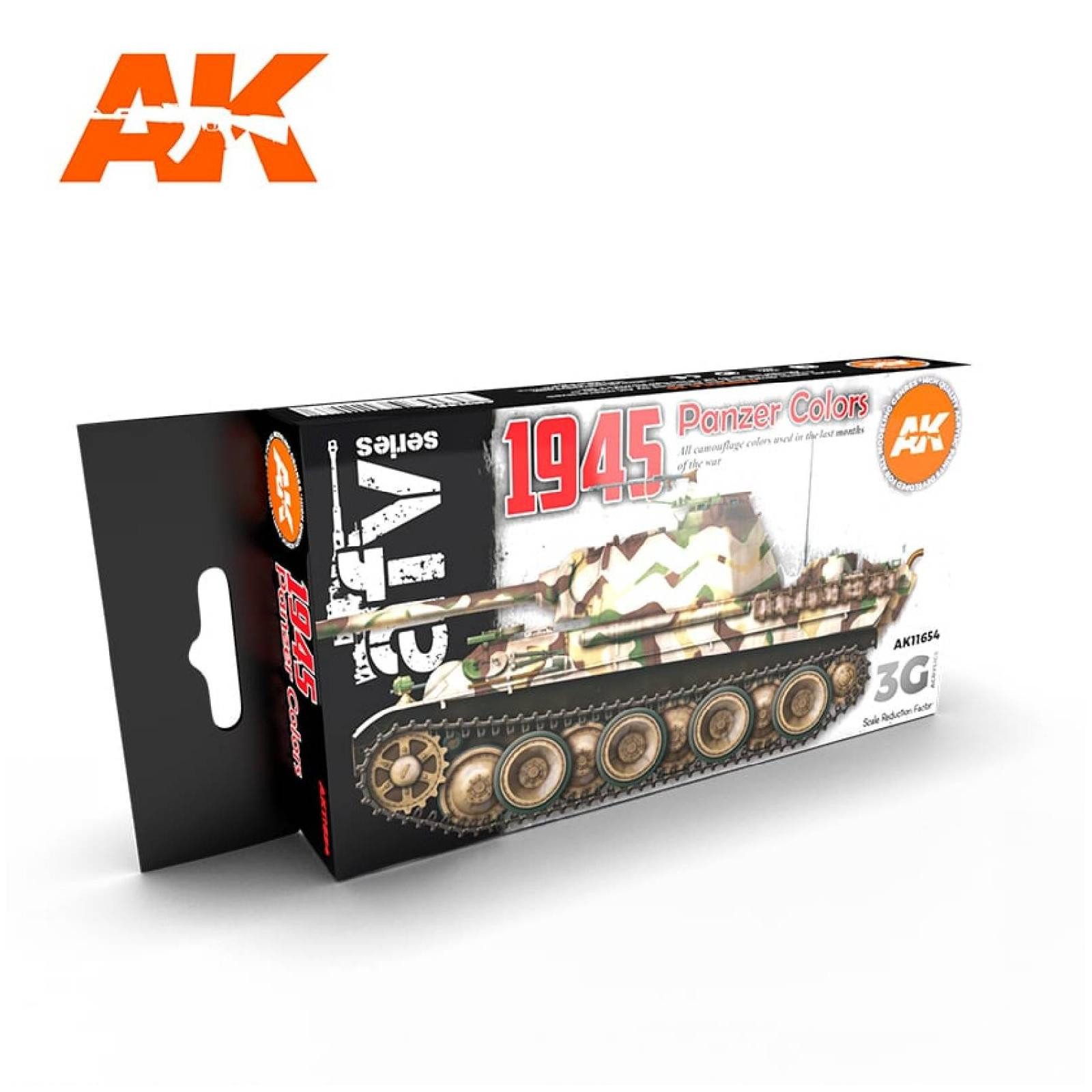 Modellbausatz Paint Set: 1945 PANZER COLORS (6x17ml)
