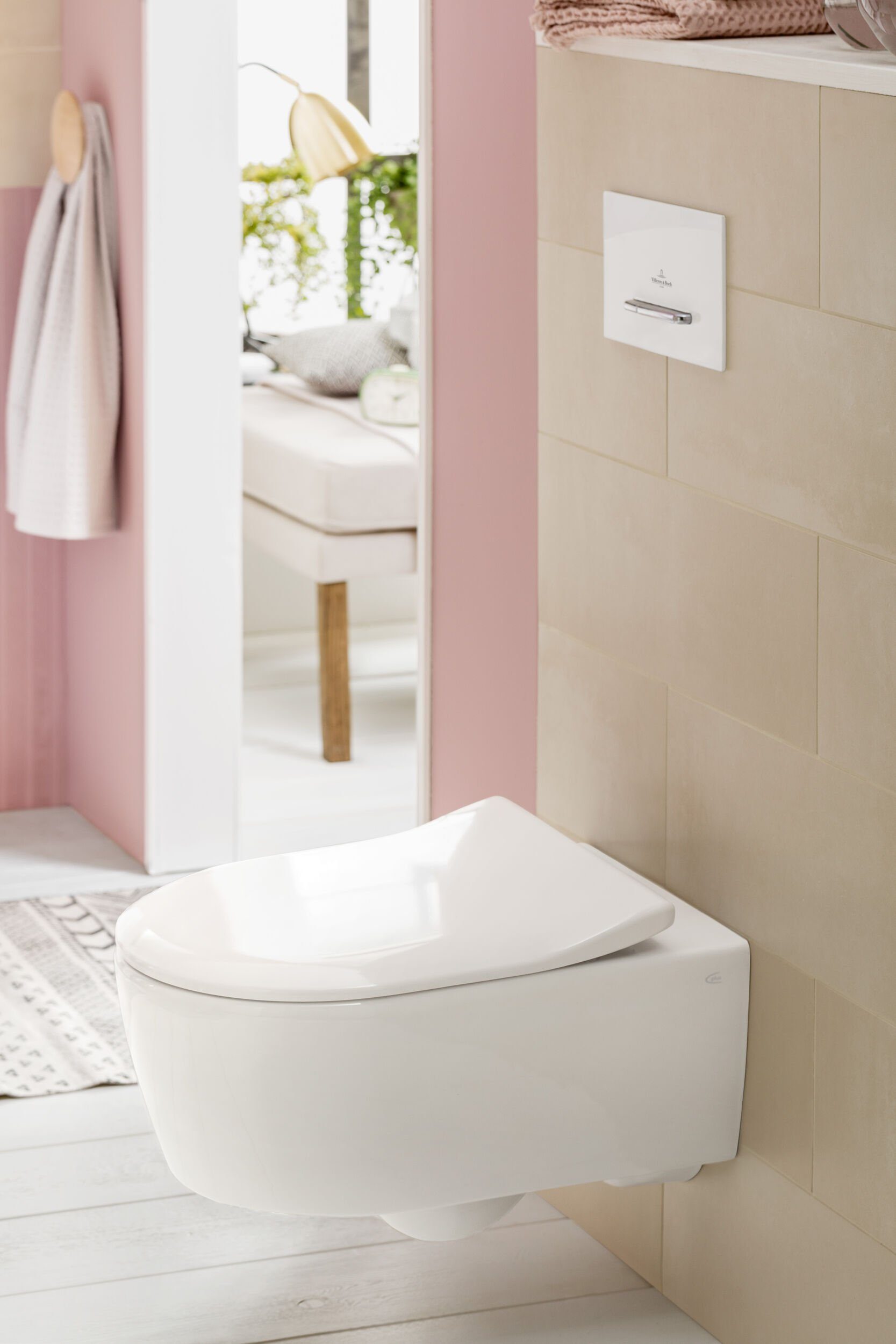Villeroy & Boch Betätigungsplatte ViConnect Installationssysteme, WC 2-Mengen-Spülung 260 x 150 x 66 mm