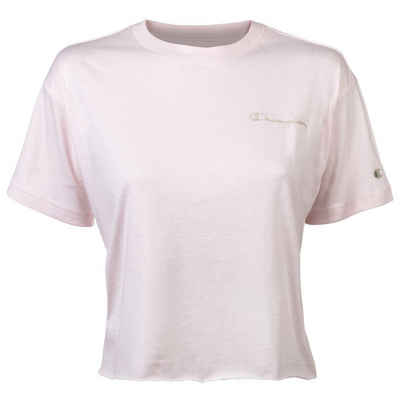 Champion T-Shirt Kurzes Damen T-Shirt, Logo-Print, Rundhals