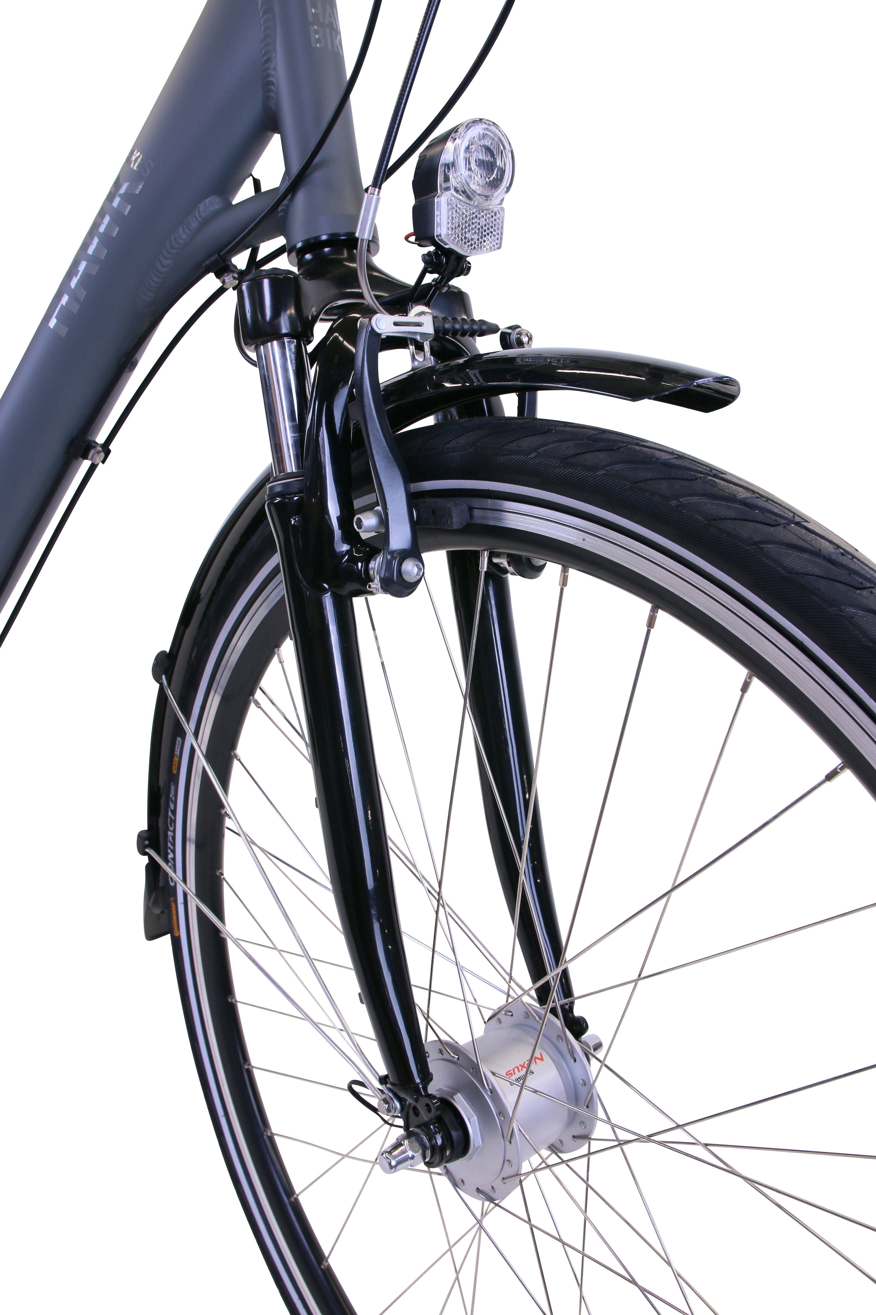 City Shimano Bikes Nexus HAWK HAWK Gang Schaltwerk Deluxe 7 Grey, Wave Cityrad