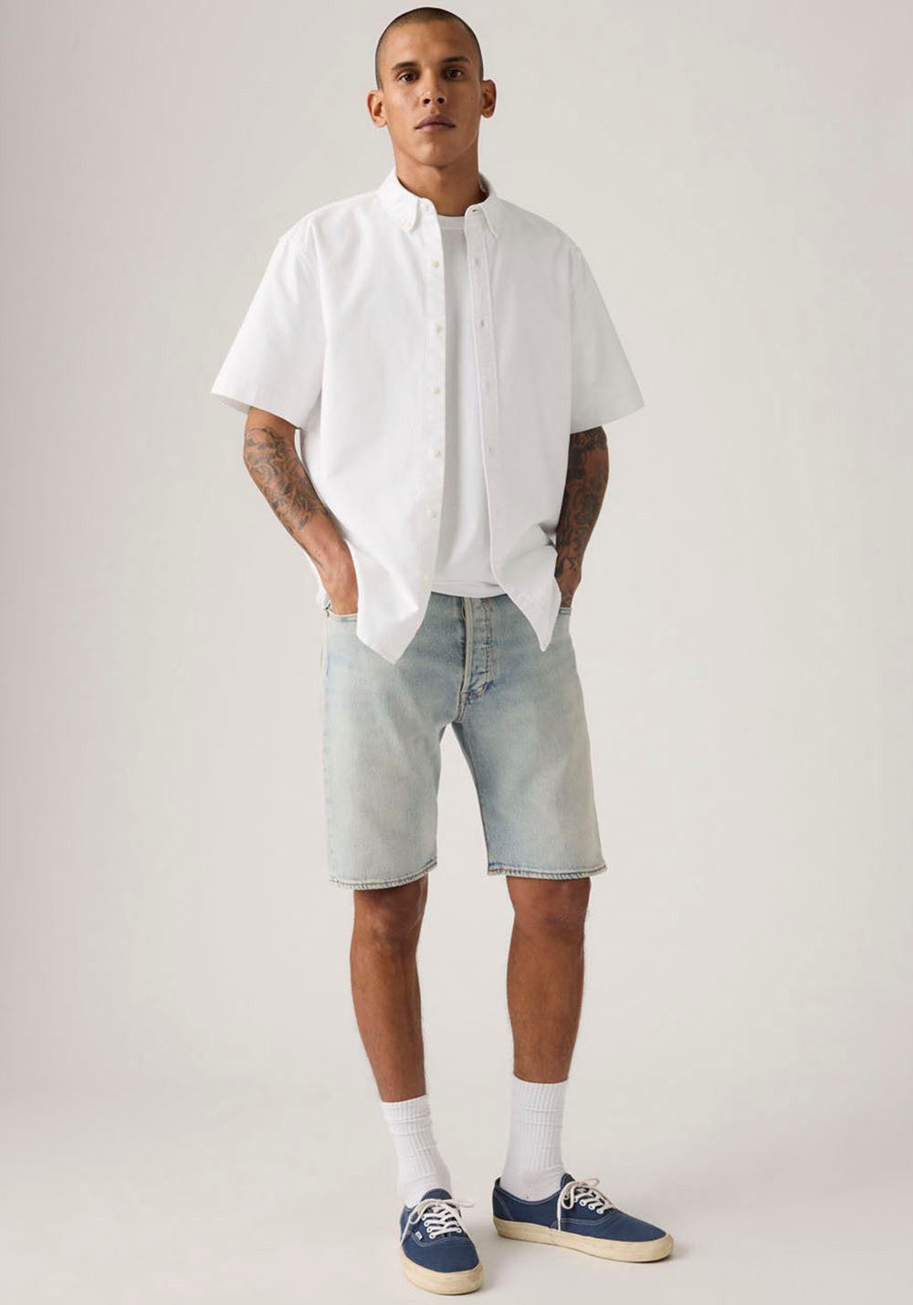 Levi's® Bermudas 501® ORIGINAL SHORTS Jeans-Bermudas mit Stretch, der Klassiker 501® ORIGINAL
