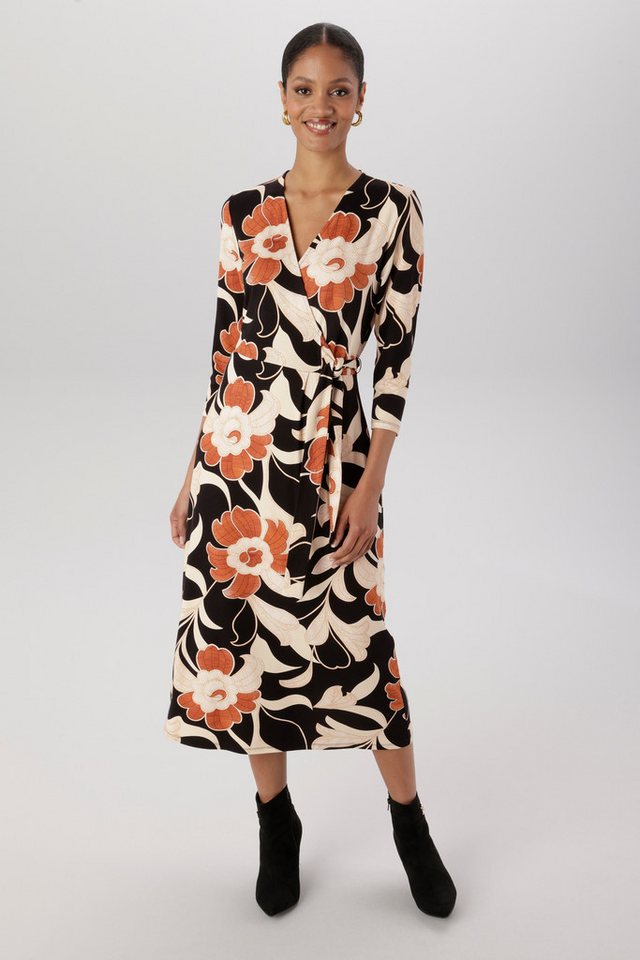 Aniston SELECTED Jerseykleid in femininer Wickel-Optik - NEUE KOLLEKTION